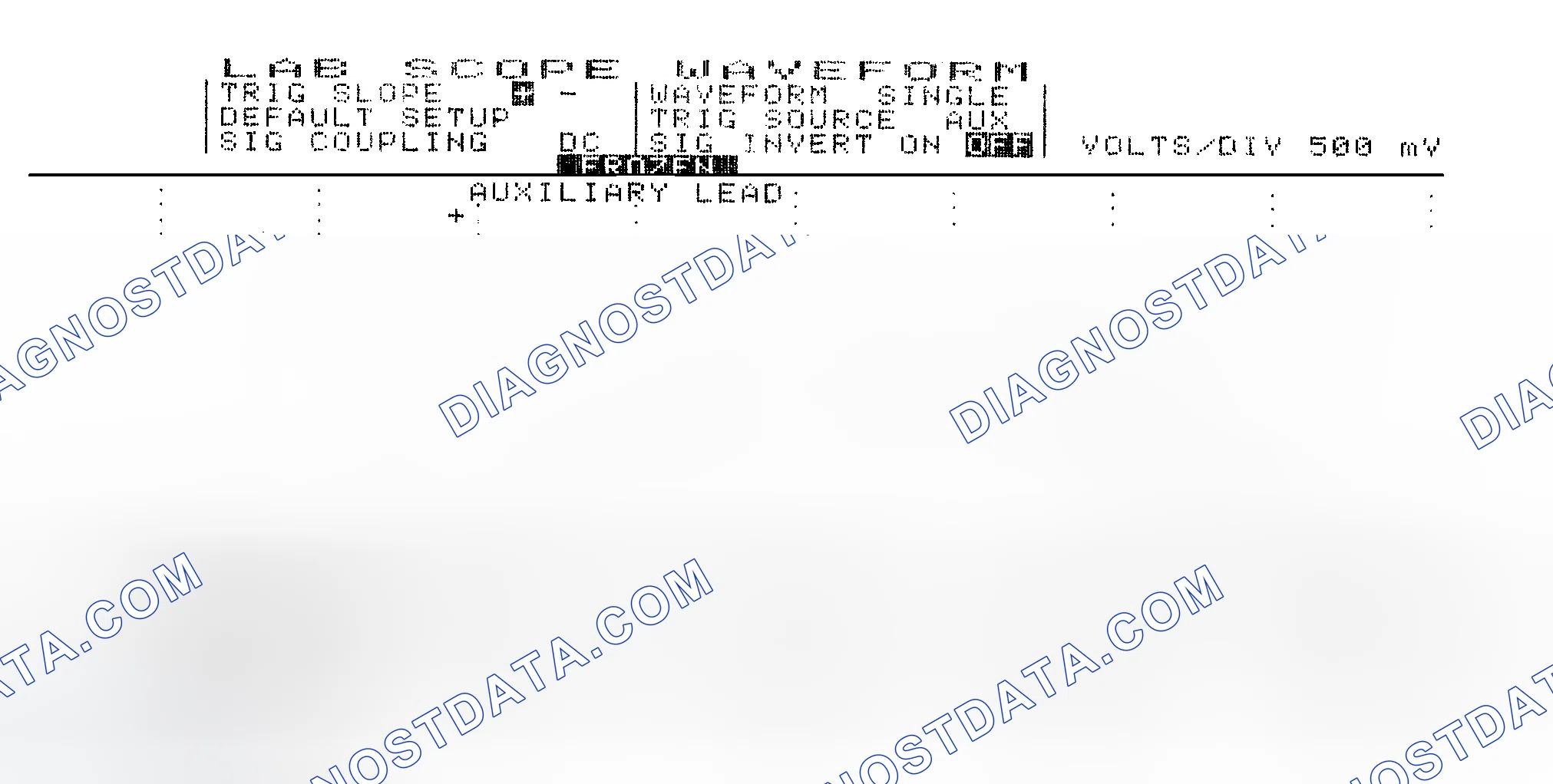Scheme 14: Single Injector w/Excessive Current Flow - Current Pattern