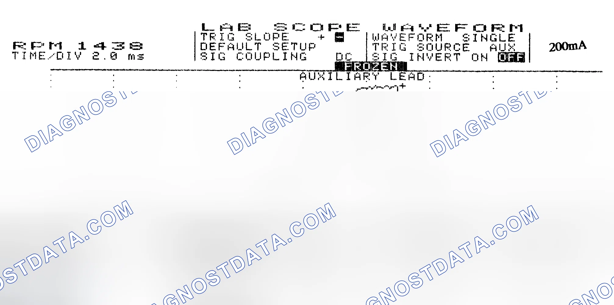 Scheme 15: Single Injector w/Normal Current Flow - Current Pattern