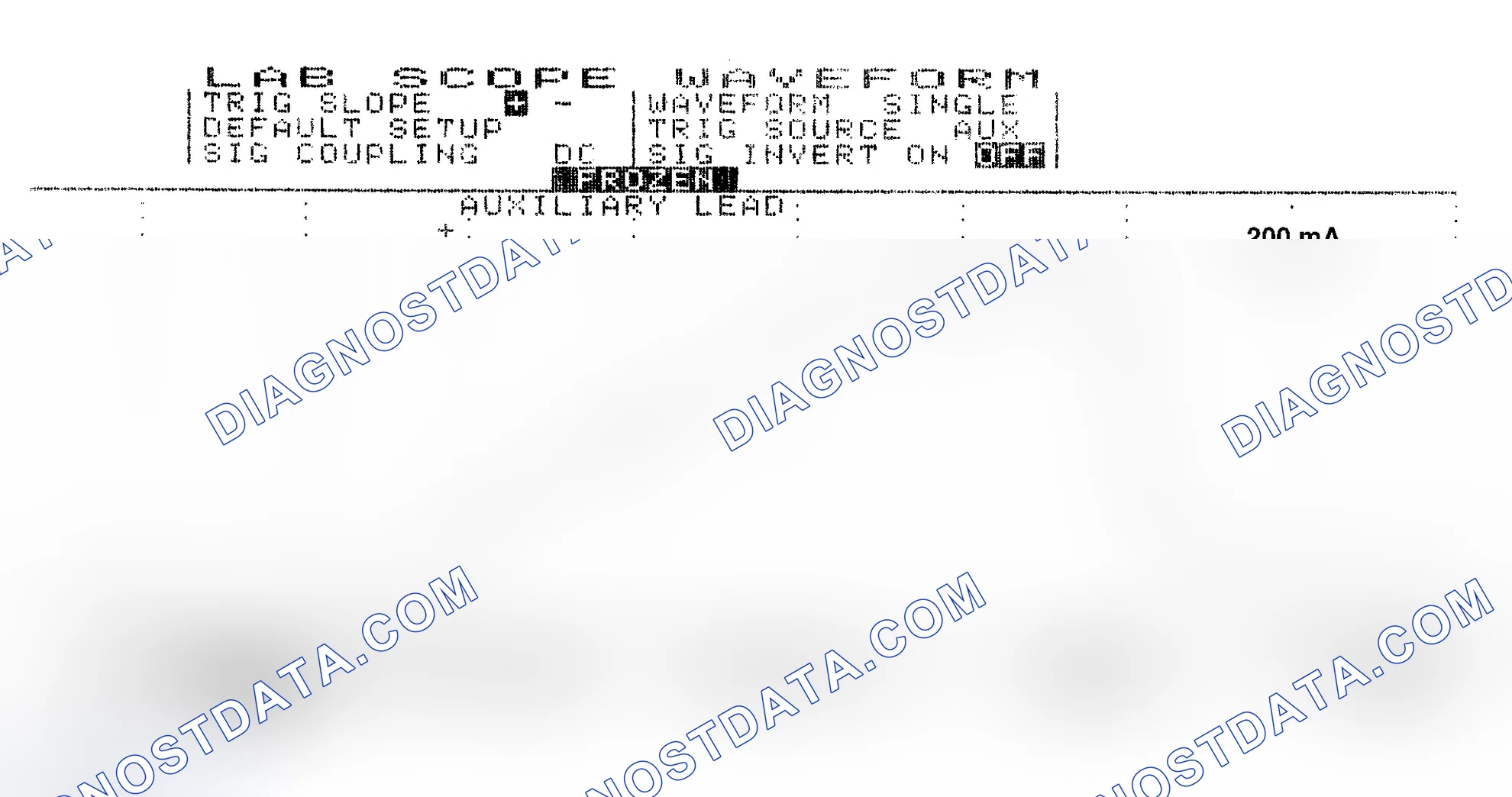 Scheme 13: Single Injector w/Normal Current Flow - Current Pattern