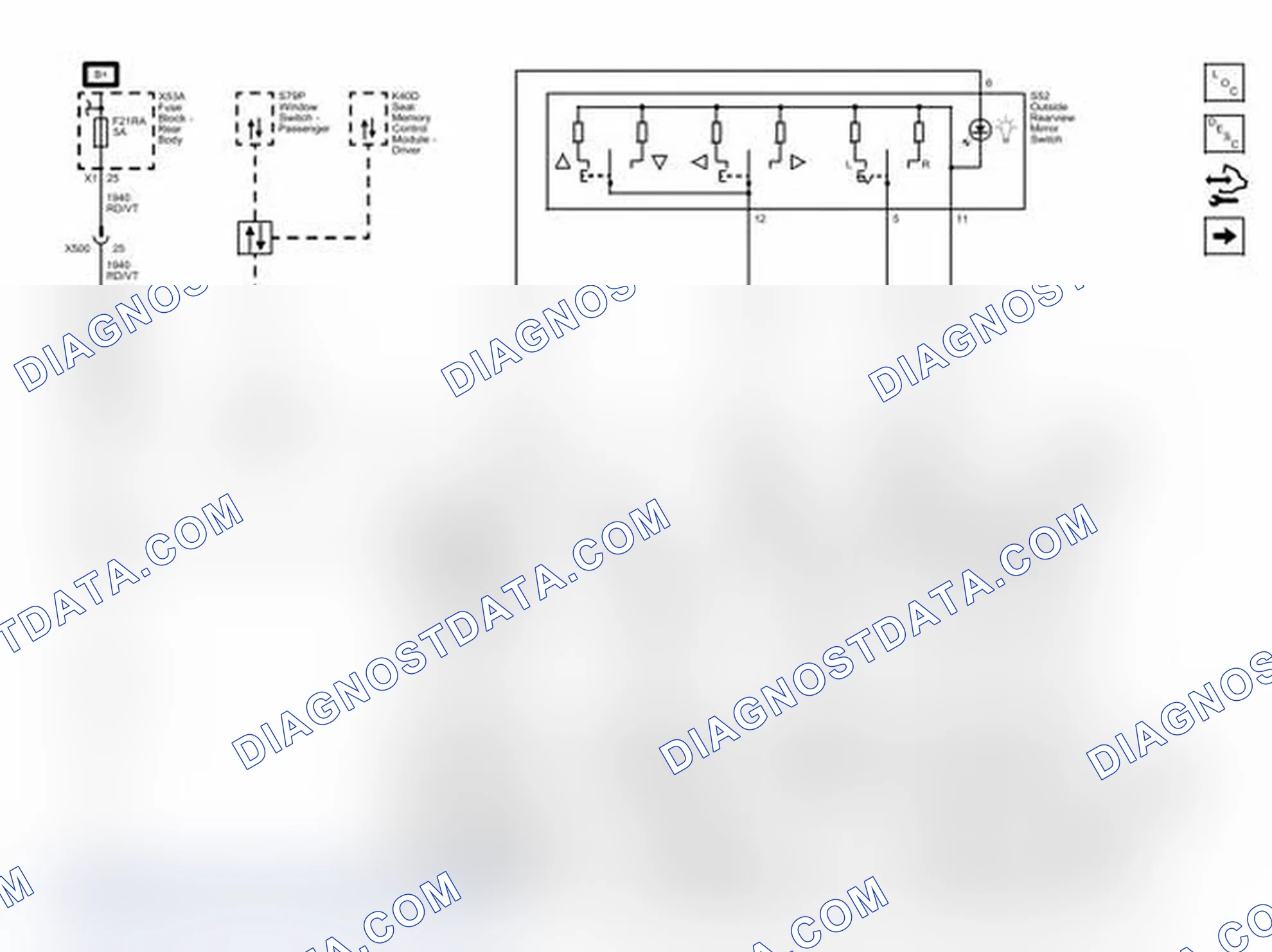 Scheme 2: Controls, Driver Position and Folding (A45)