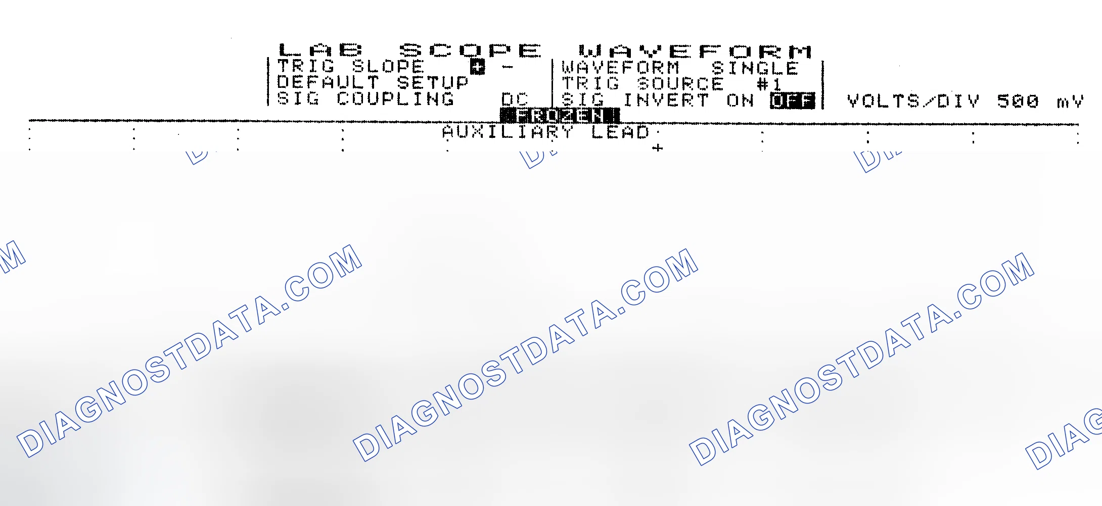 Scheme 10: Single Injector w/Excessive Current Flow - Current Pattern