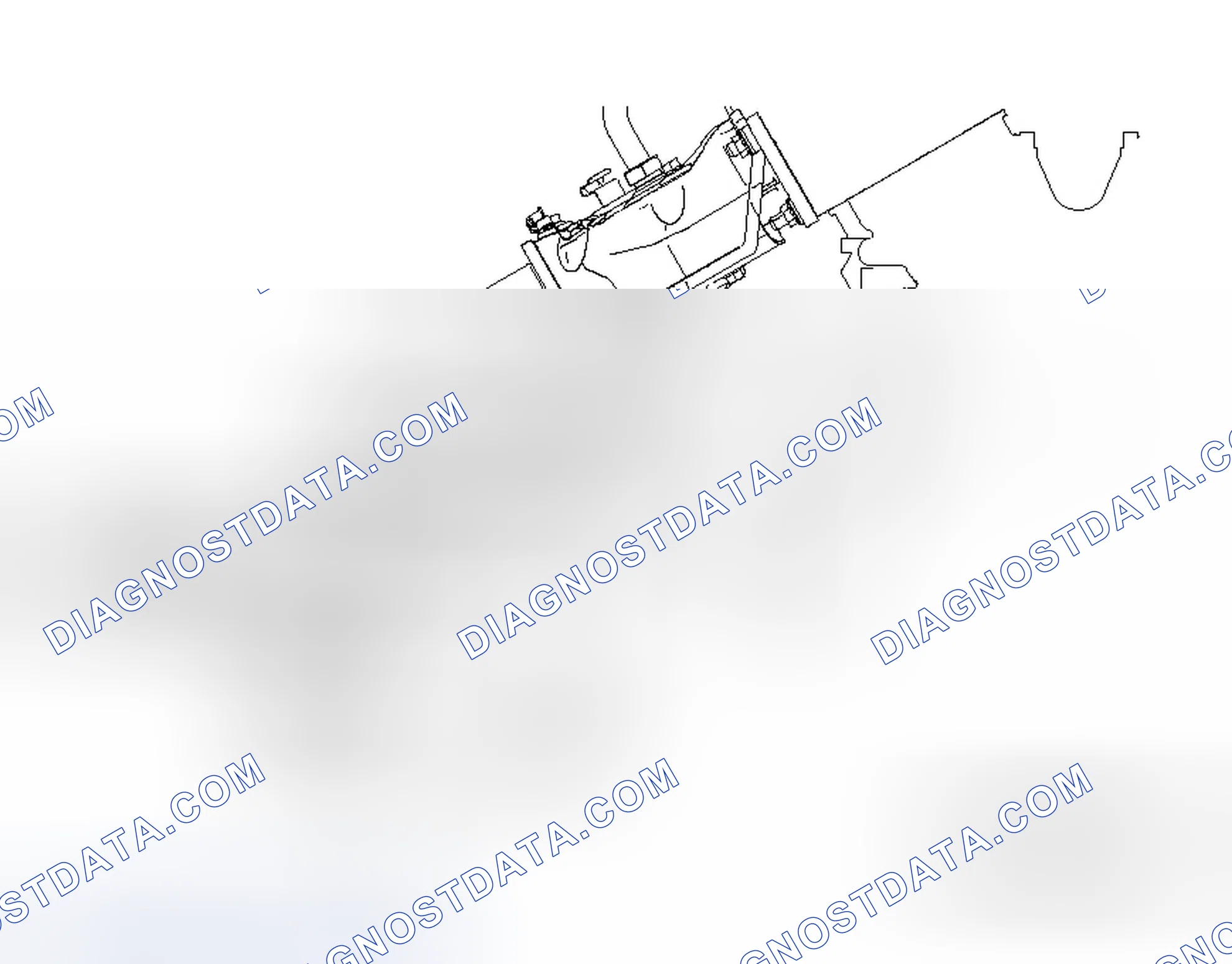 Scheme 603: >> B << EXHAUST MANIFOLD STAY, RIGHT "B" INSTALLATION