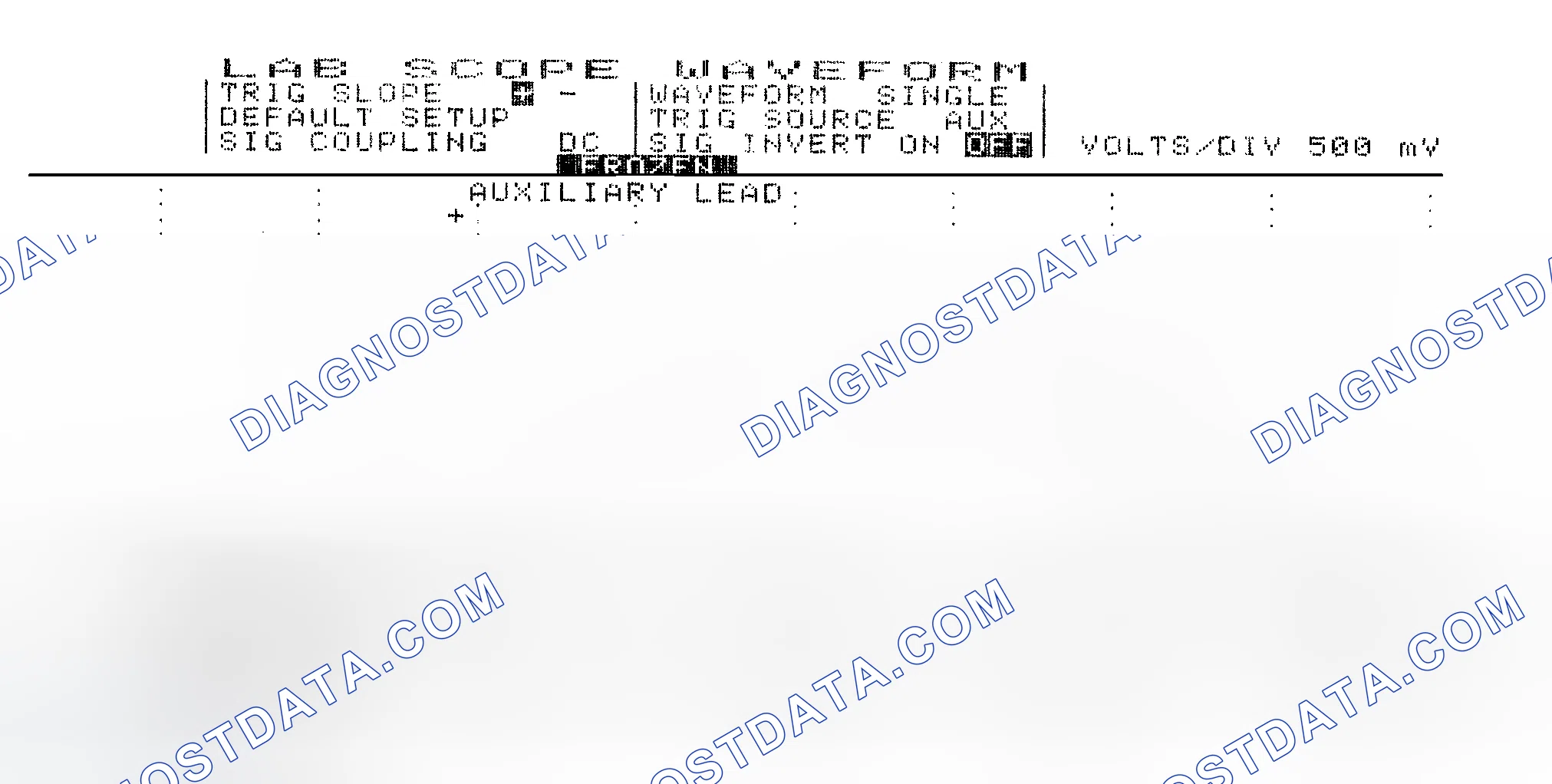Scheme 14: Single Injector w/Excessive Current Flow - Current Pattern