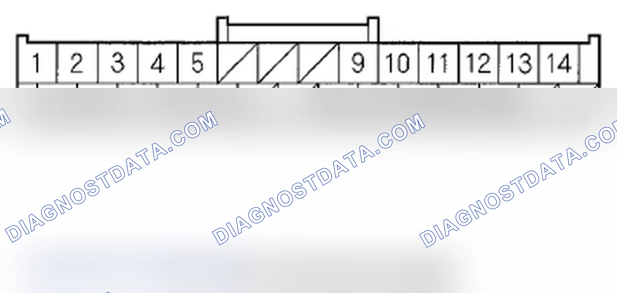 Scheme 226: HandsFreeLink Control Unit 28P Connector (without navigation)