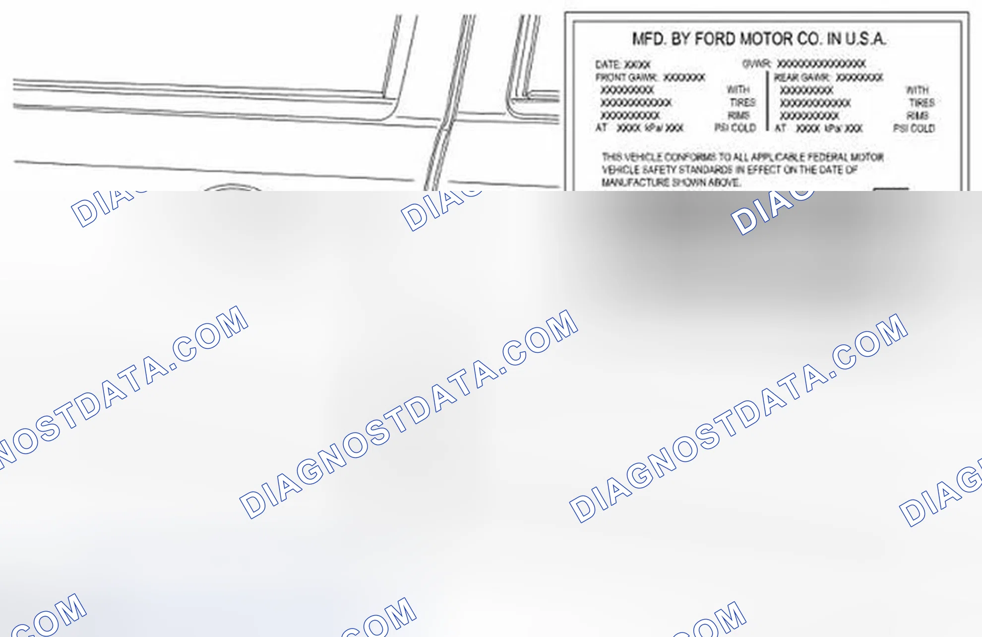 Scheme 11: Vehicle Certification (VC) Label Locator