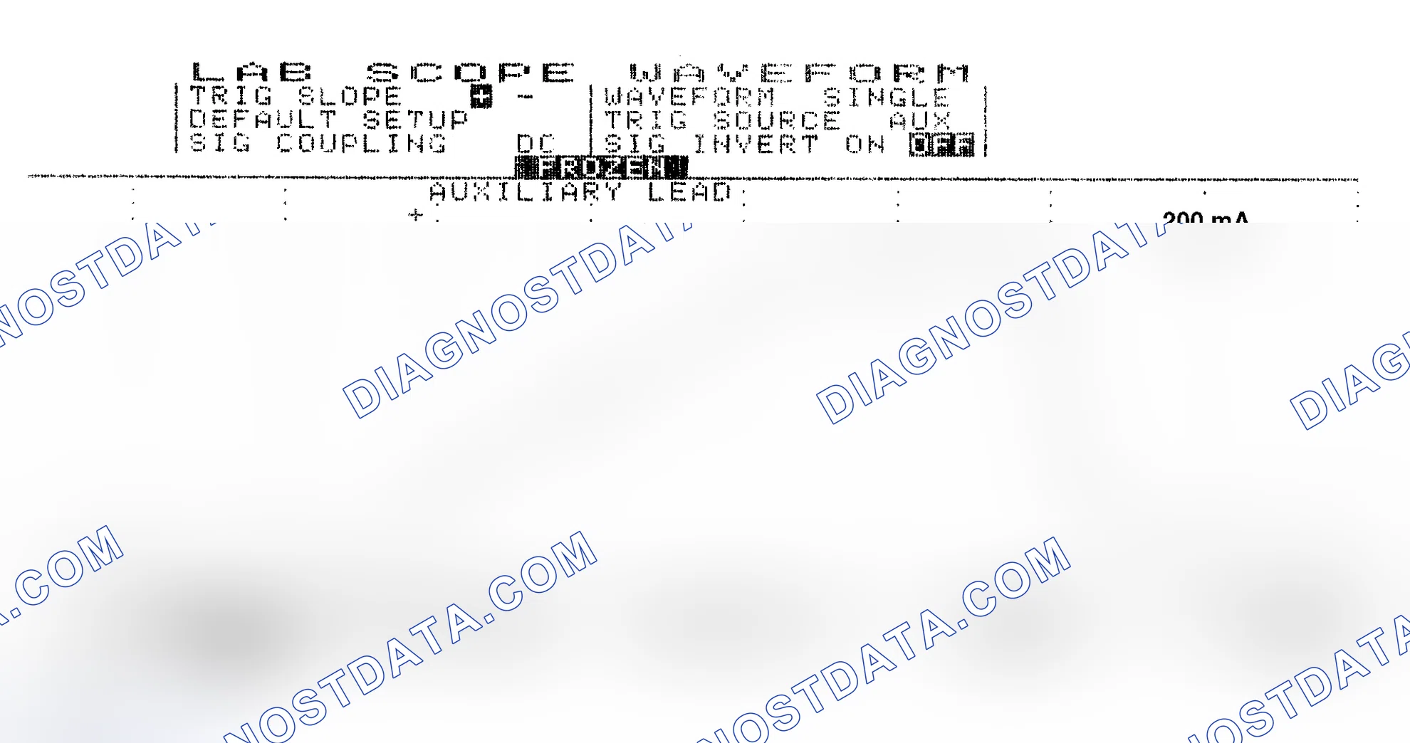 Scheme 13: Single Injector w/Normal Current Flow - Current Pattern