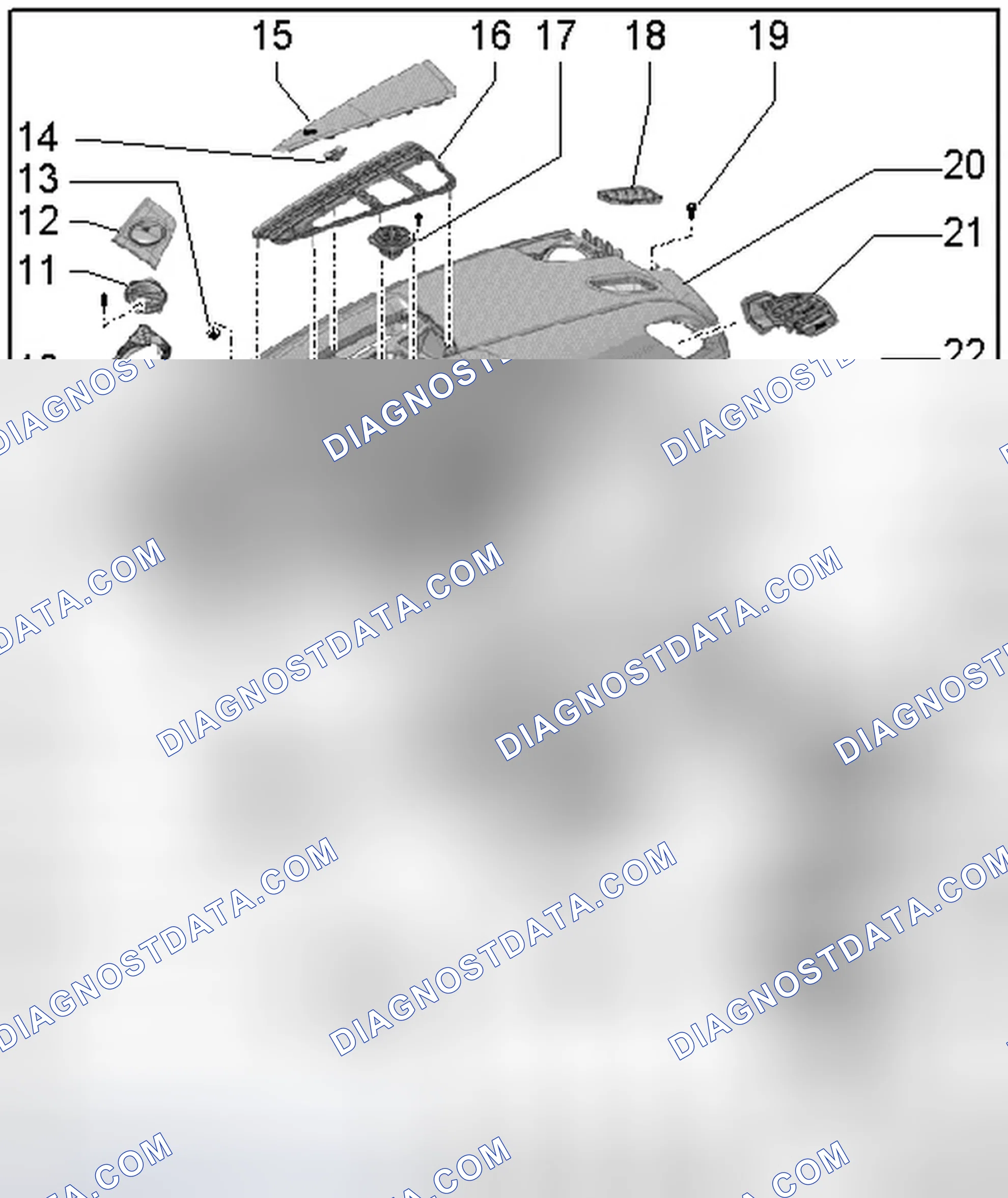 Scheme 138: INSTRUMENT PANEL ASSEMBLY OVERVIEW