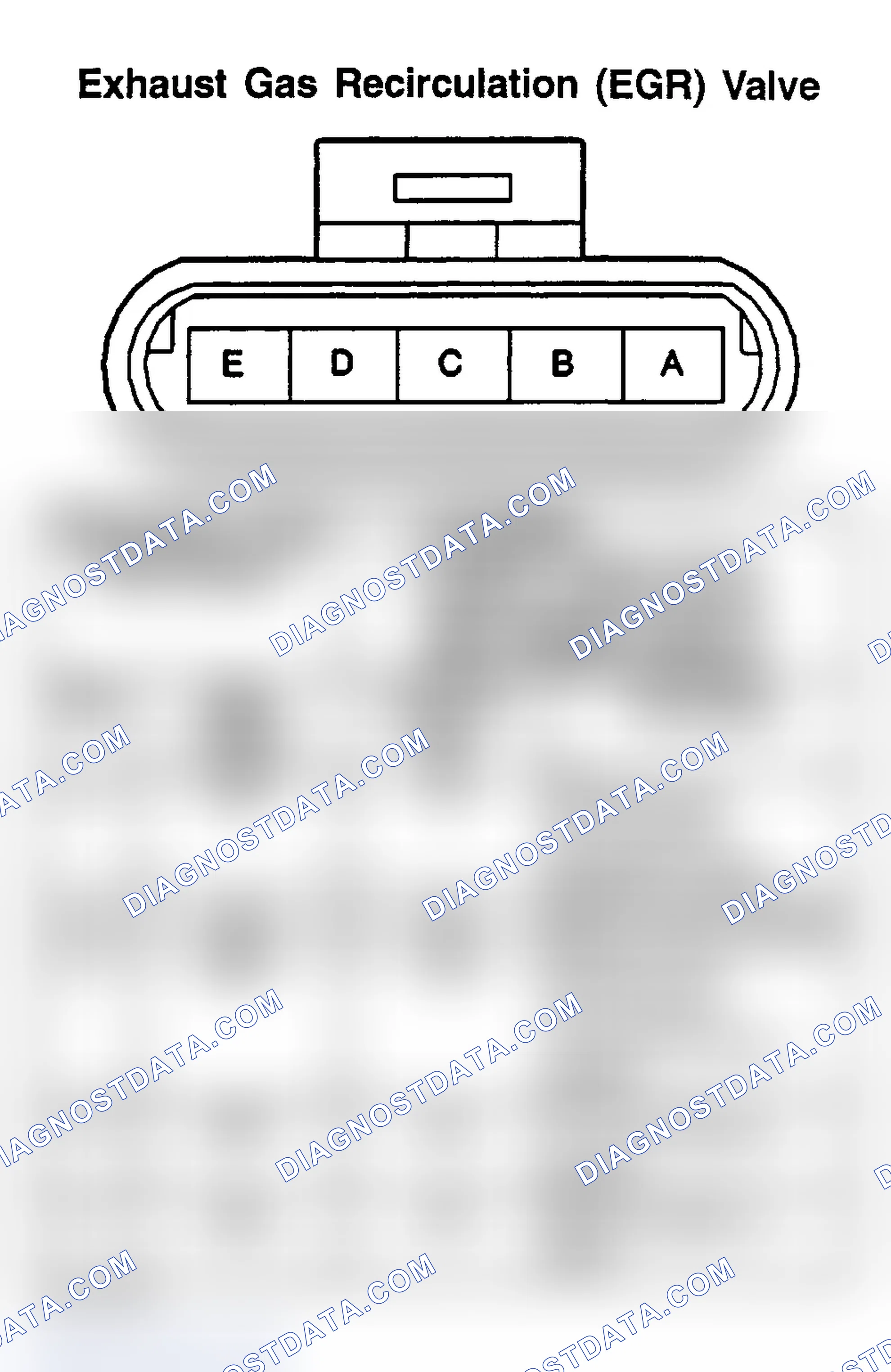 Scheme 60: EXHAUST GAS RECIRCULATION (EGR) VALVE
