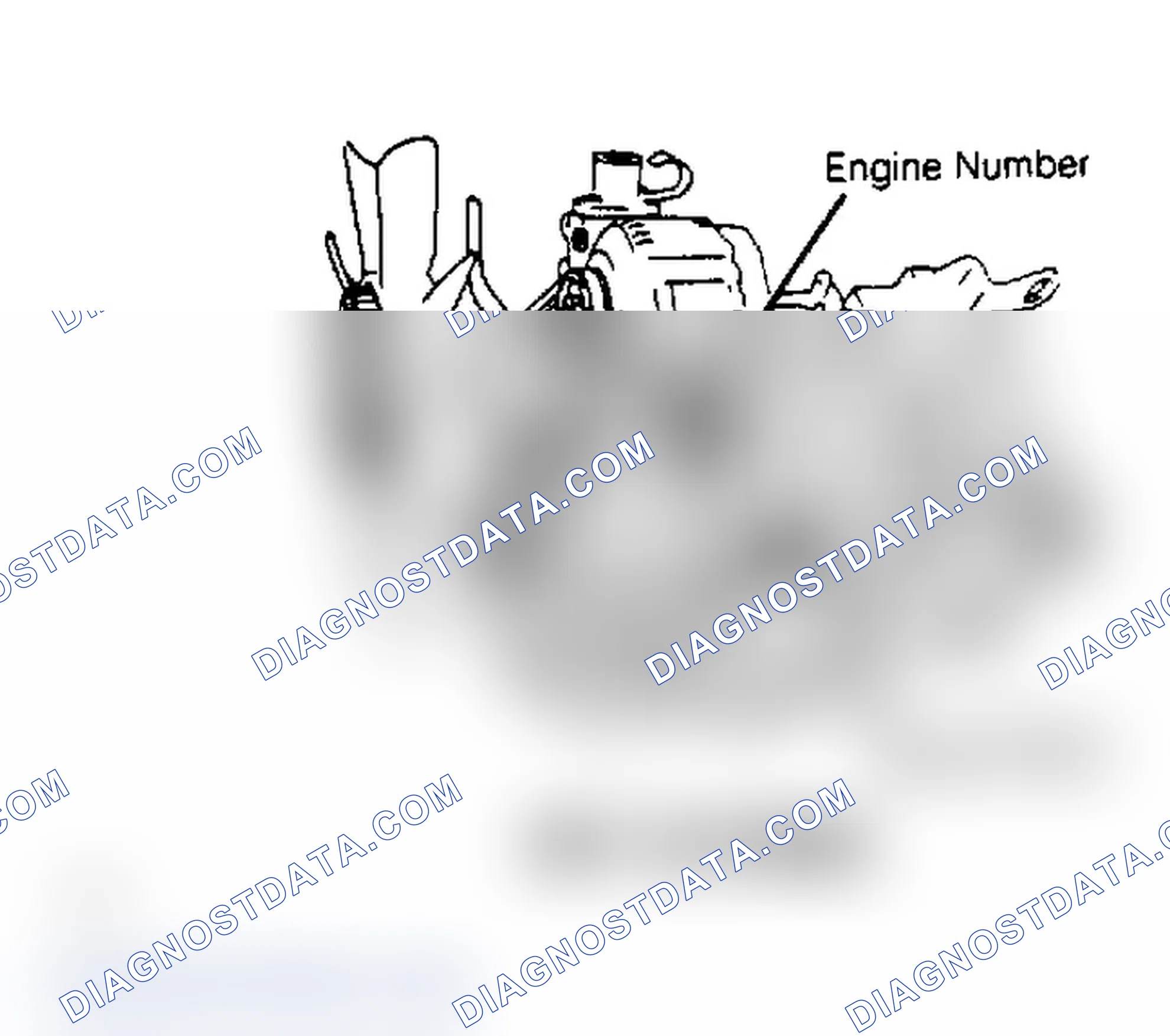 Scheme 5: Engine Code Location (RX7 1.3L)