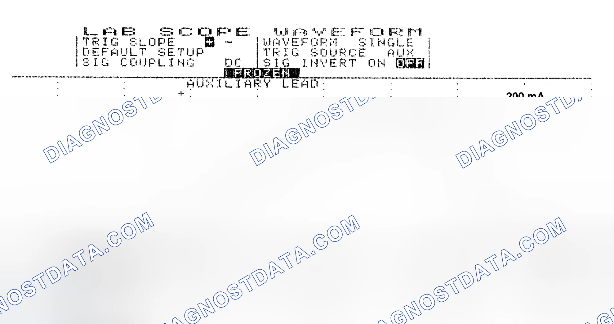 Scheme 13: Single Injector w/Normal Current Flow - Current Pattern