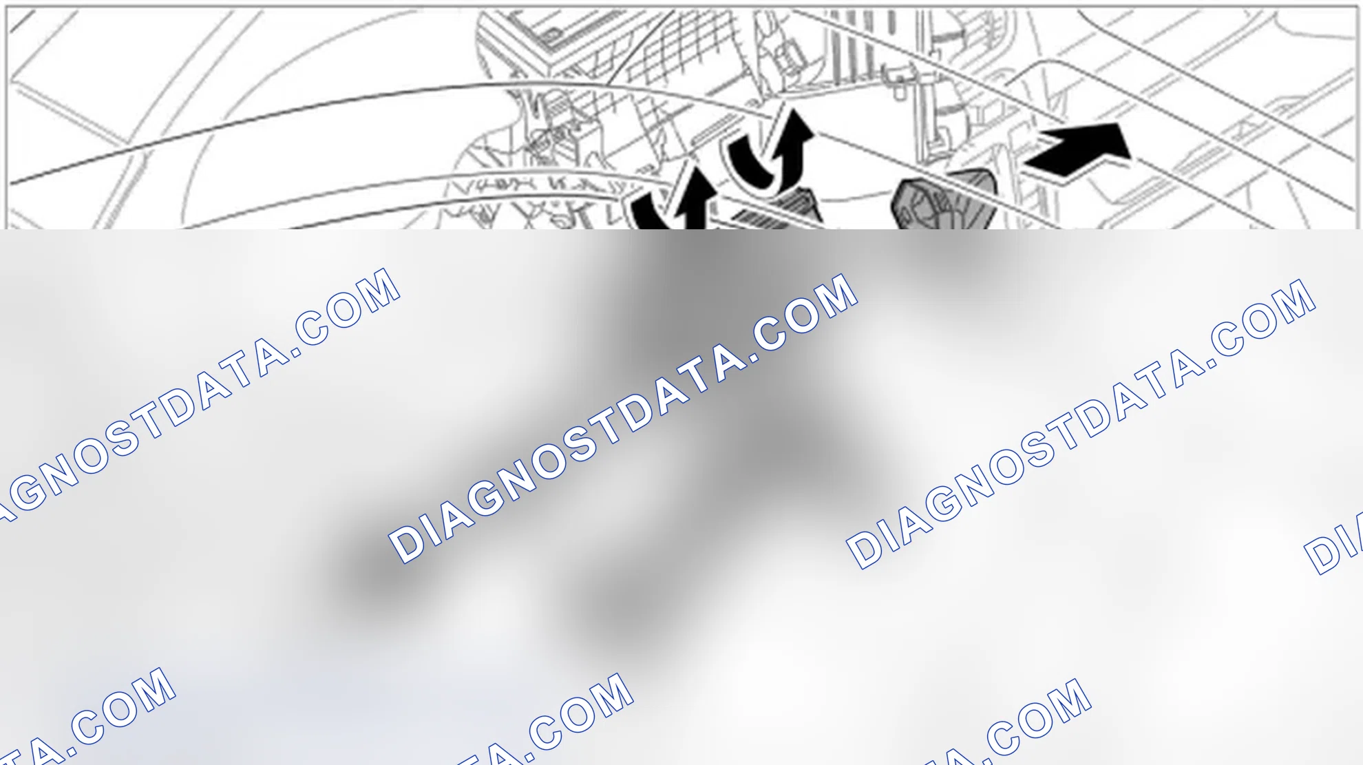 Scheme 37: Removing front air guide, two-zones