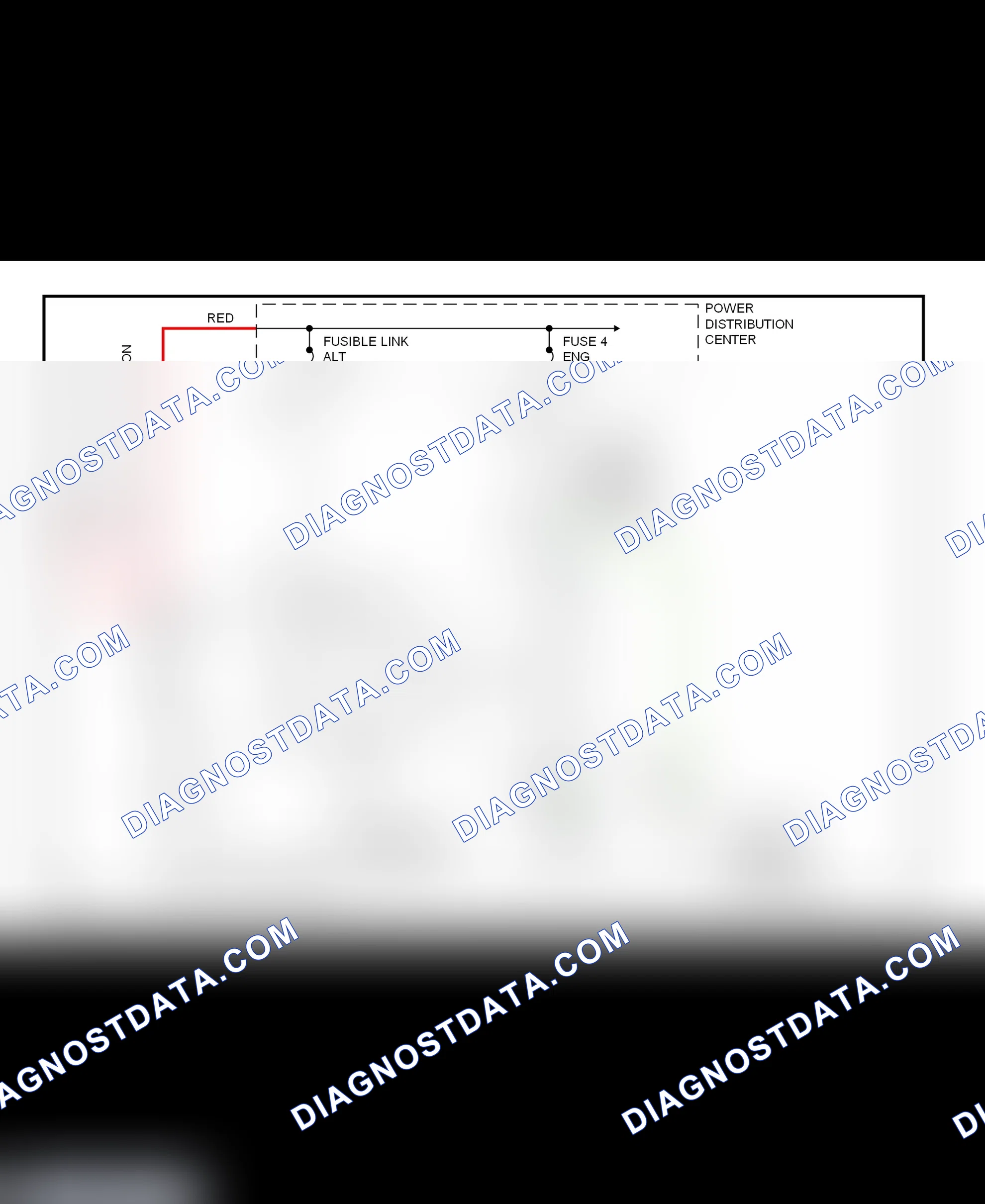 Scheme 6: Charging System Wiring Diagram (Pickup - Gasoline)