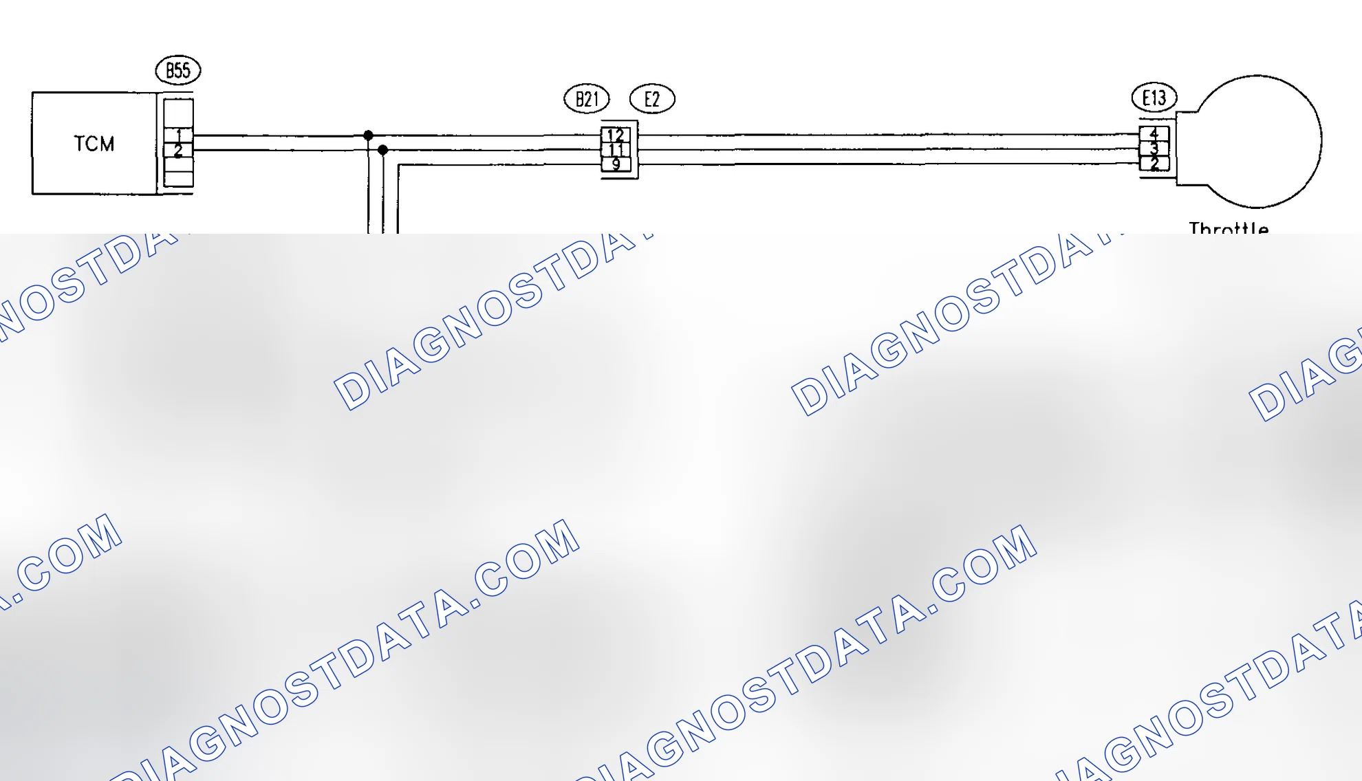 Scheme 431: Input Signal Circuit Of Throttle Position Sensor