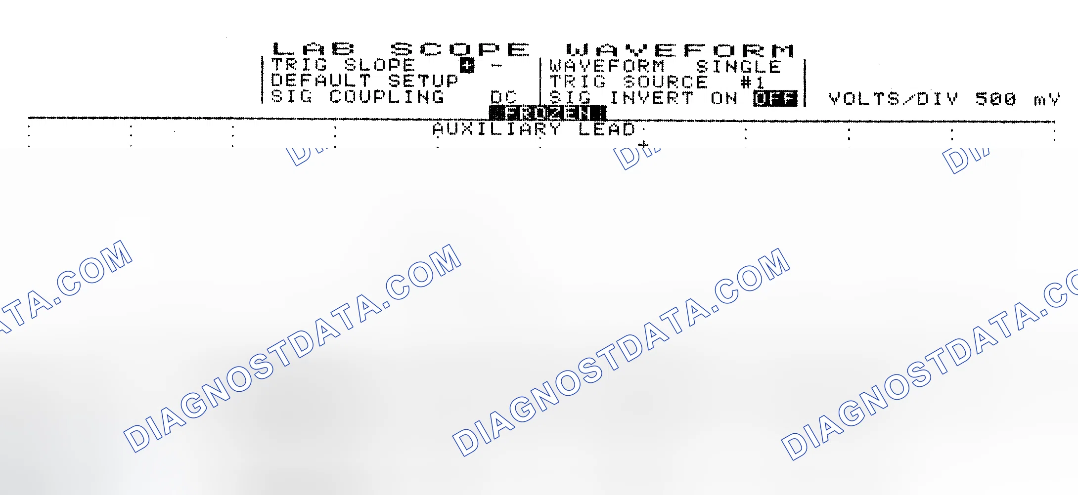 Scheme 10: Single Injector w/Excessive Current Flow - Current Pattern