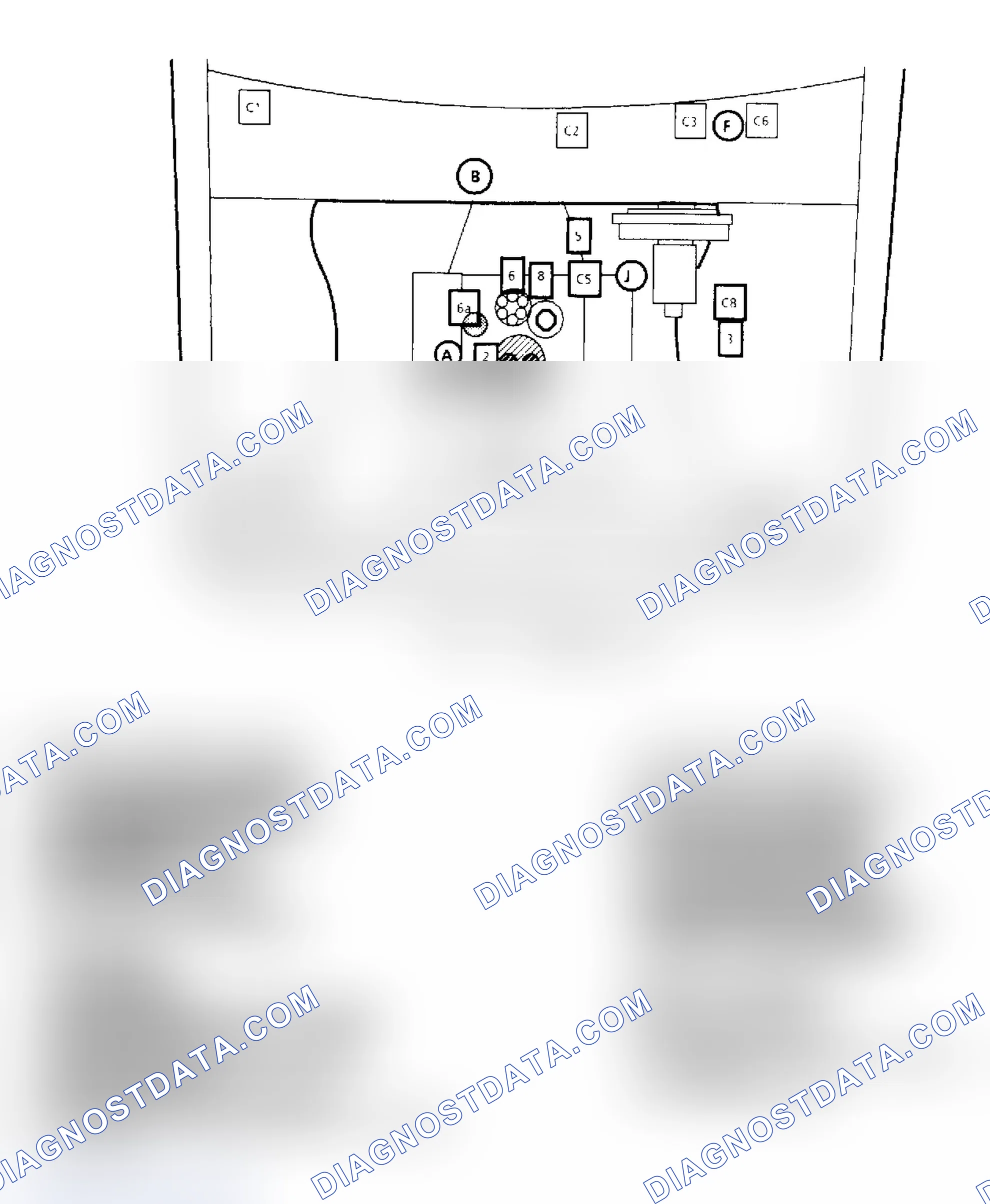 Scheme 140: Component Locations for "S/T" Series 4.3L