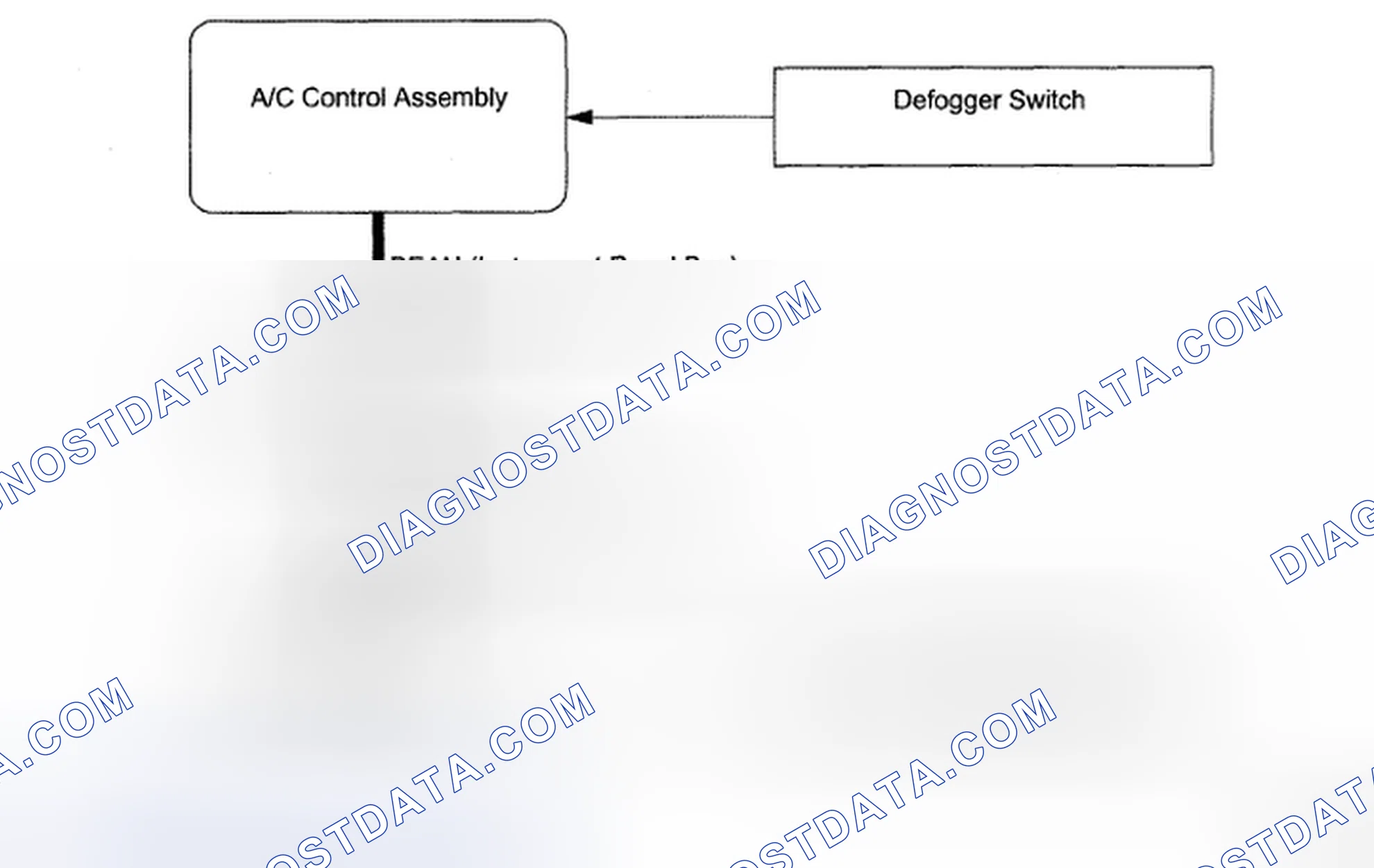 Scheme 134: Window Defogger System Diagram