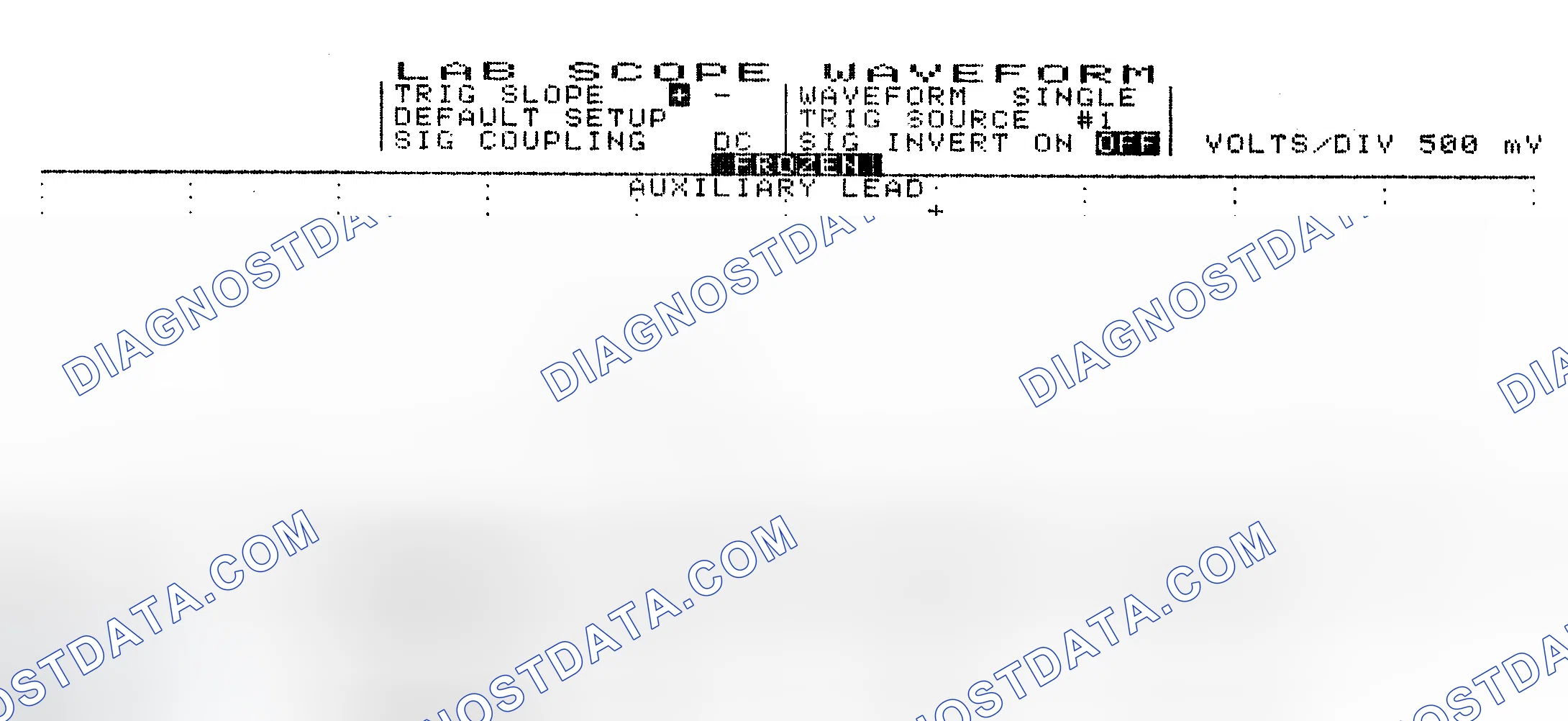 Scheme 10: Single Injector w/Excessive Current Flow - Current Pattern