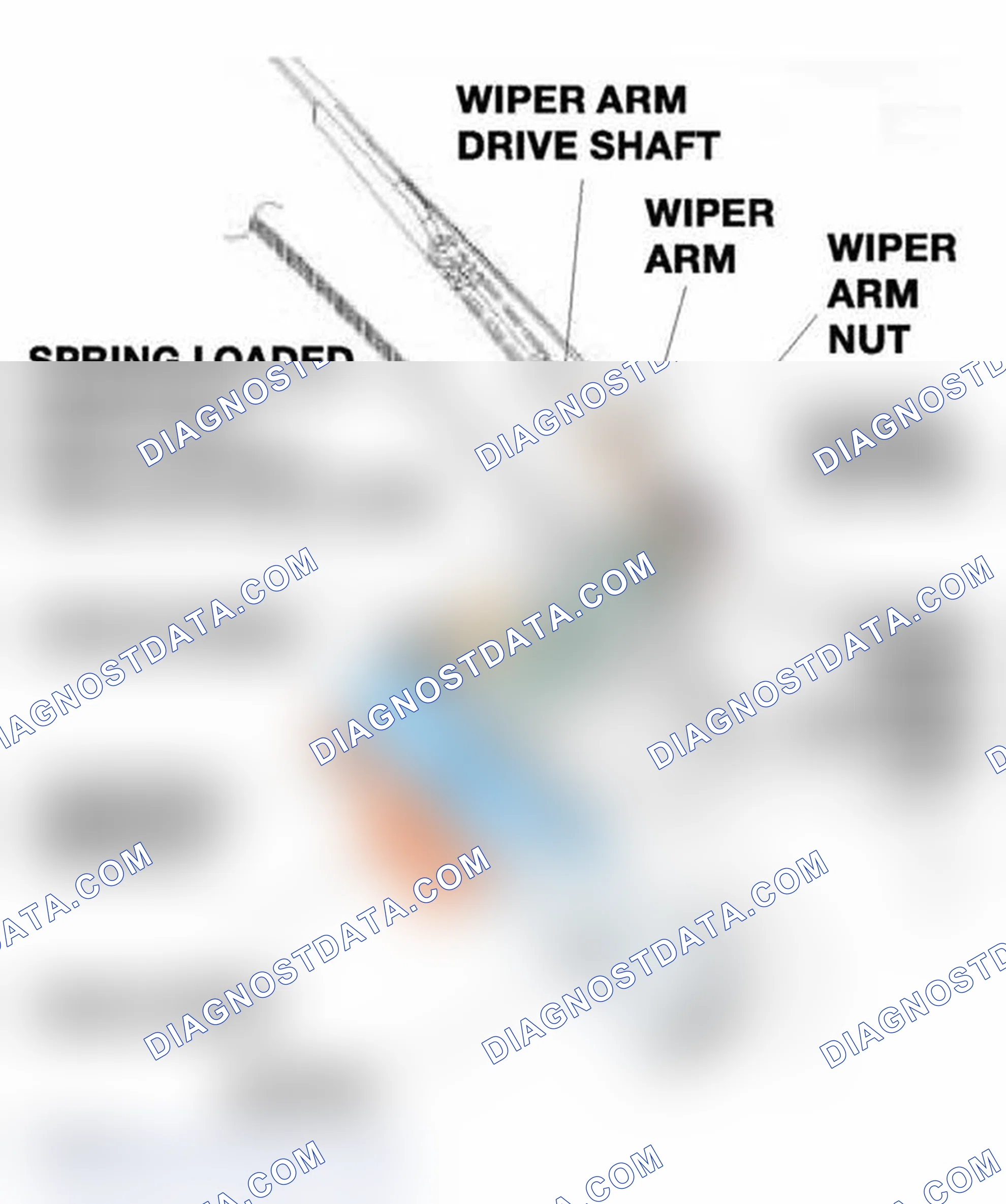 Scheme 9: SPORT WAGON REAR WIPER/WASH SYSTEM