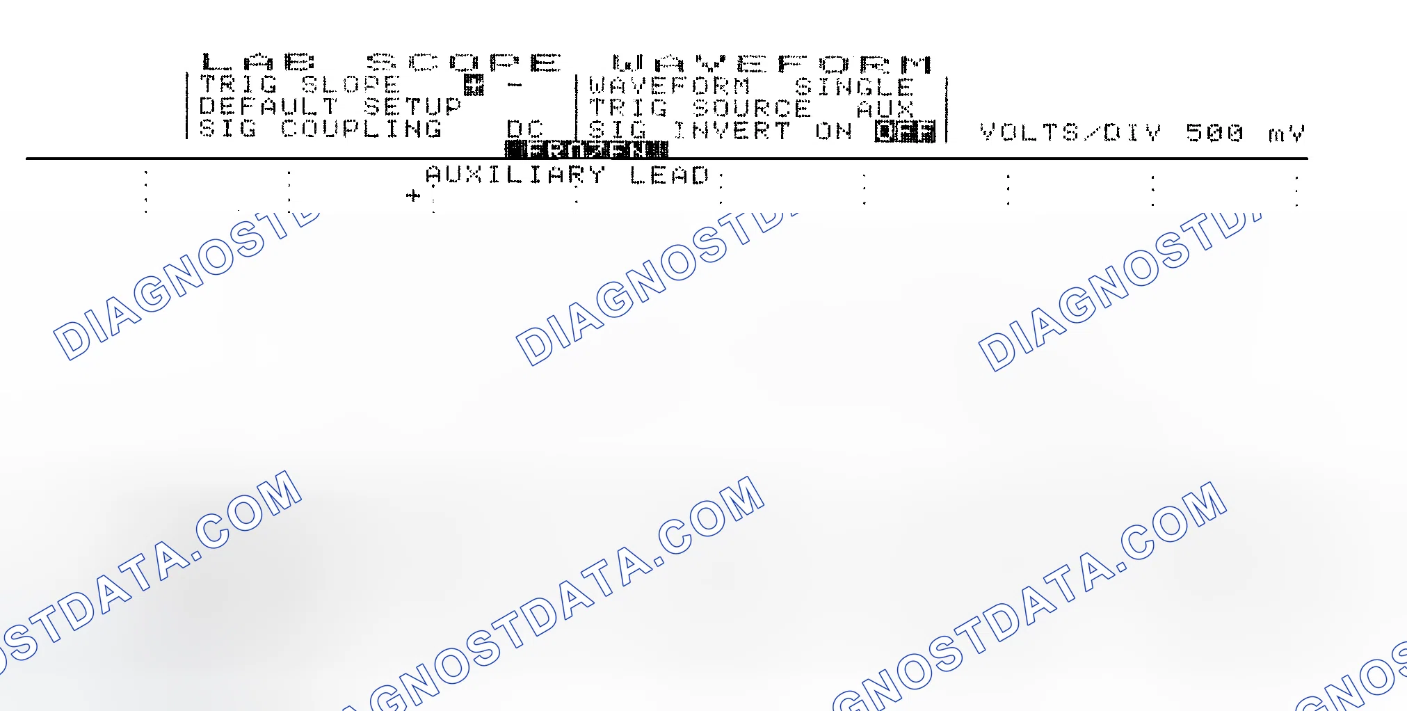 Scheme 14: Single Injector w/Excessive Current Flow - Current Pattern