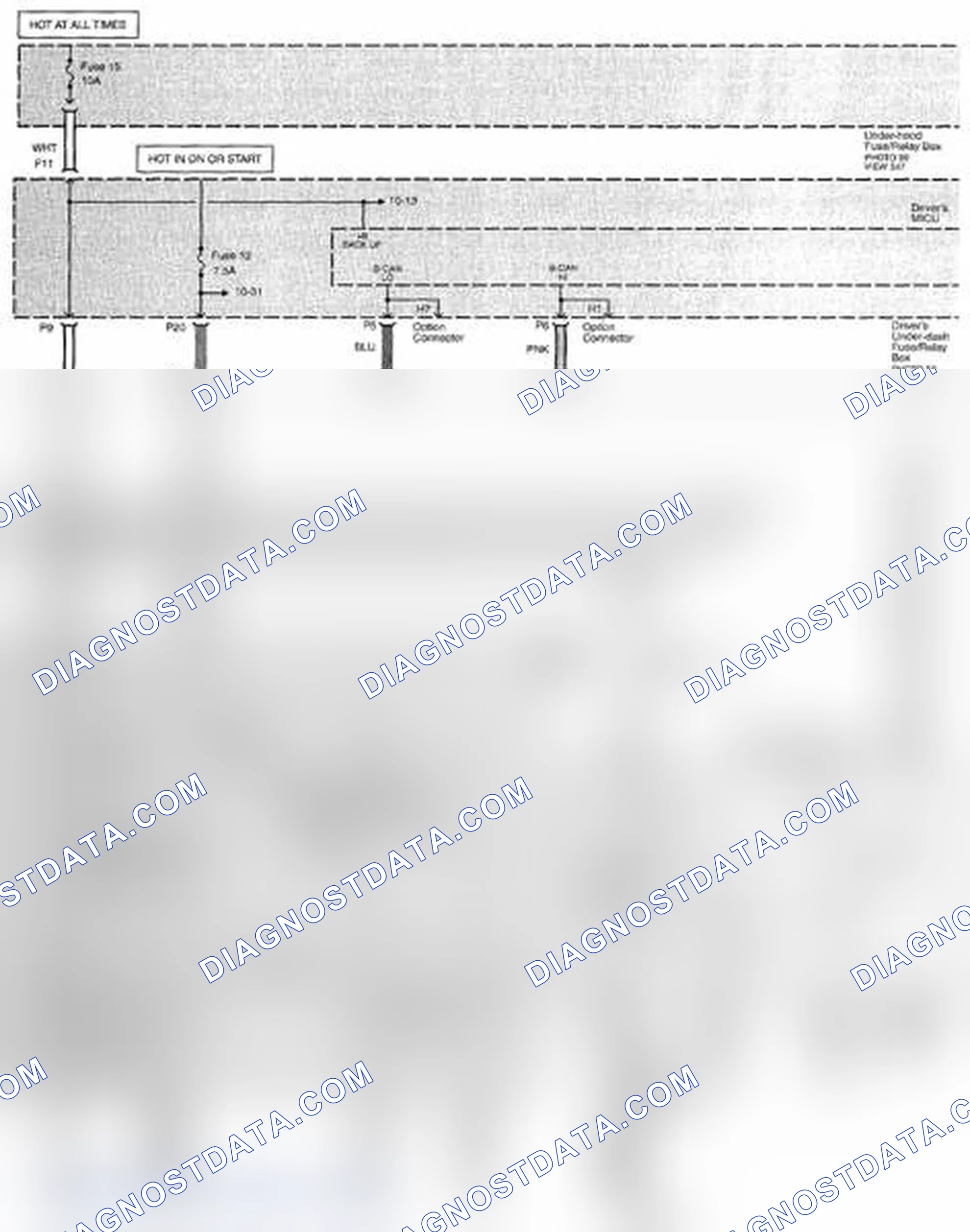 Scheme 381: Keyless Access System Circuit Diagram (Page 131)