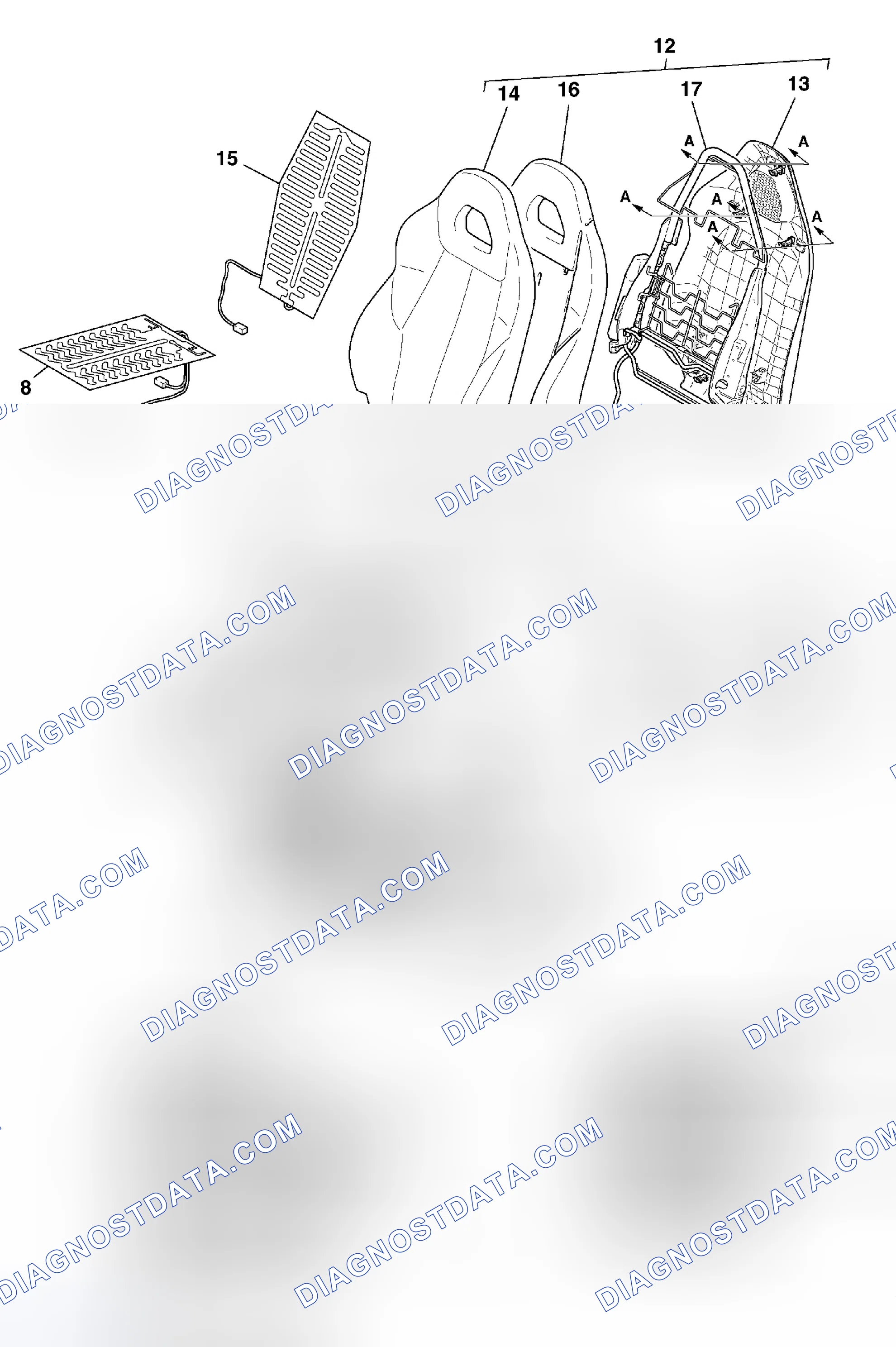 Scheme 84: < FRONT PASSENGER'S SEAT >