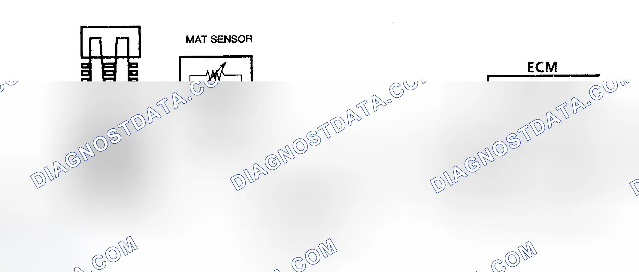 Scheme 86: Code 23 Schematic (2.5L & 4.3L Turbo) MAT Sensor Temperature Low