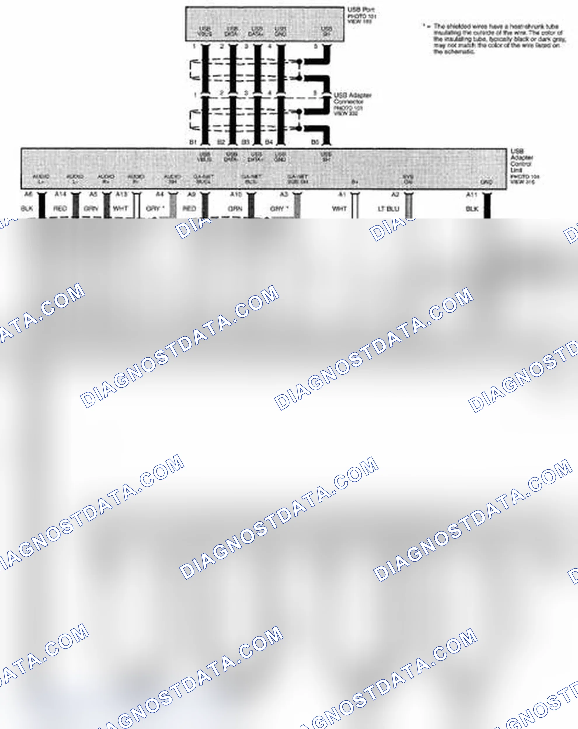 Scheme 295: Audio System Circuit Diagram - Without Navigation (Page 150-2)