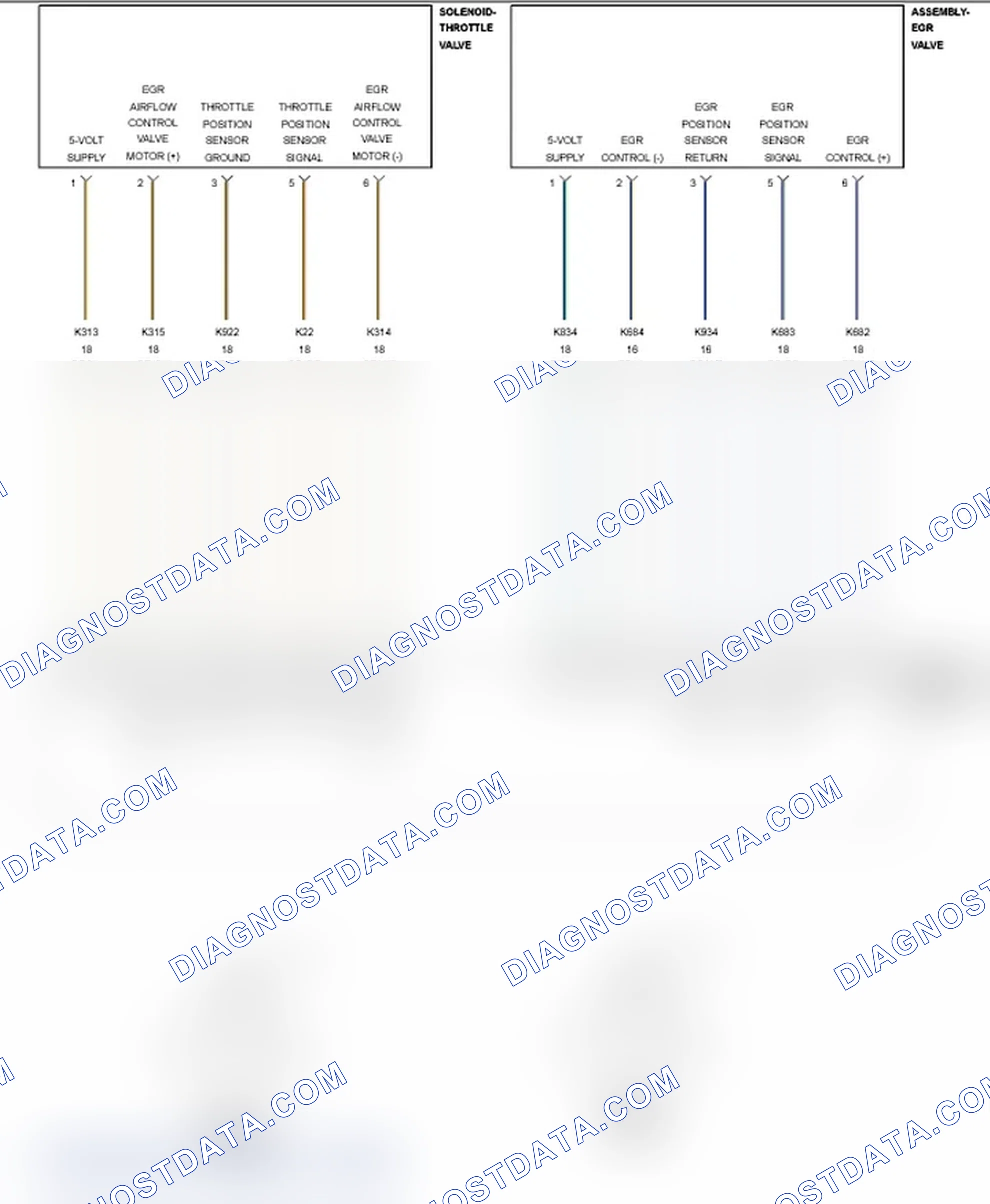 Scheme 611: P0403-EGR CONTROL CIRCUIT OPEN