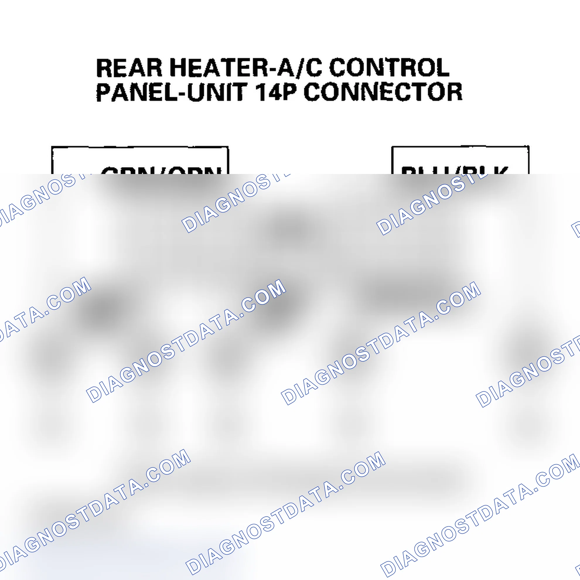Scheme 16: DTC 4: A Short in the Rear Air Mix Control Motor Circuit