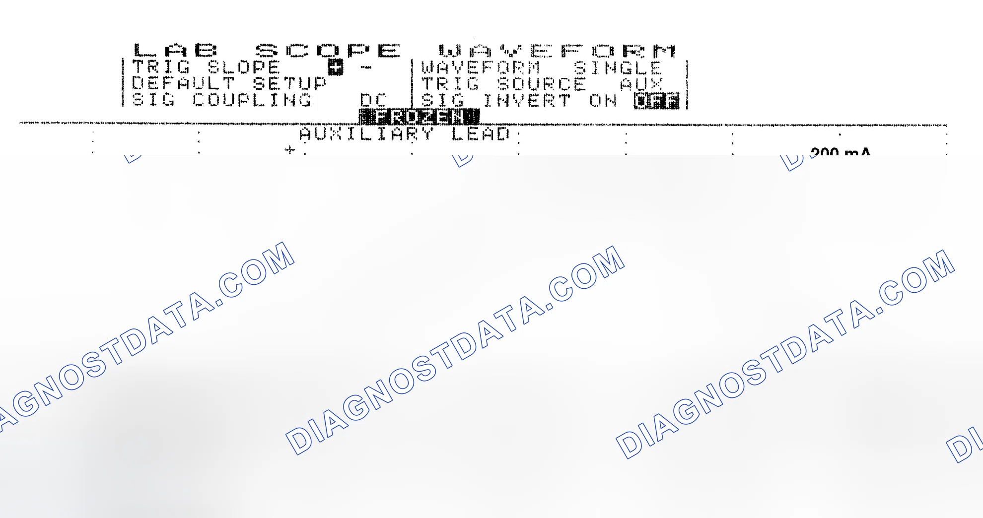 Scheme 13: Single Injector w/Normal Current Flow - Current Pattern