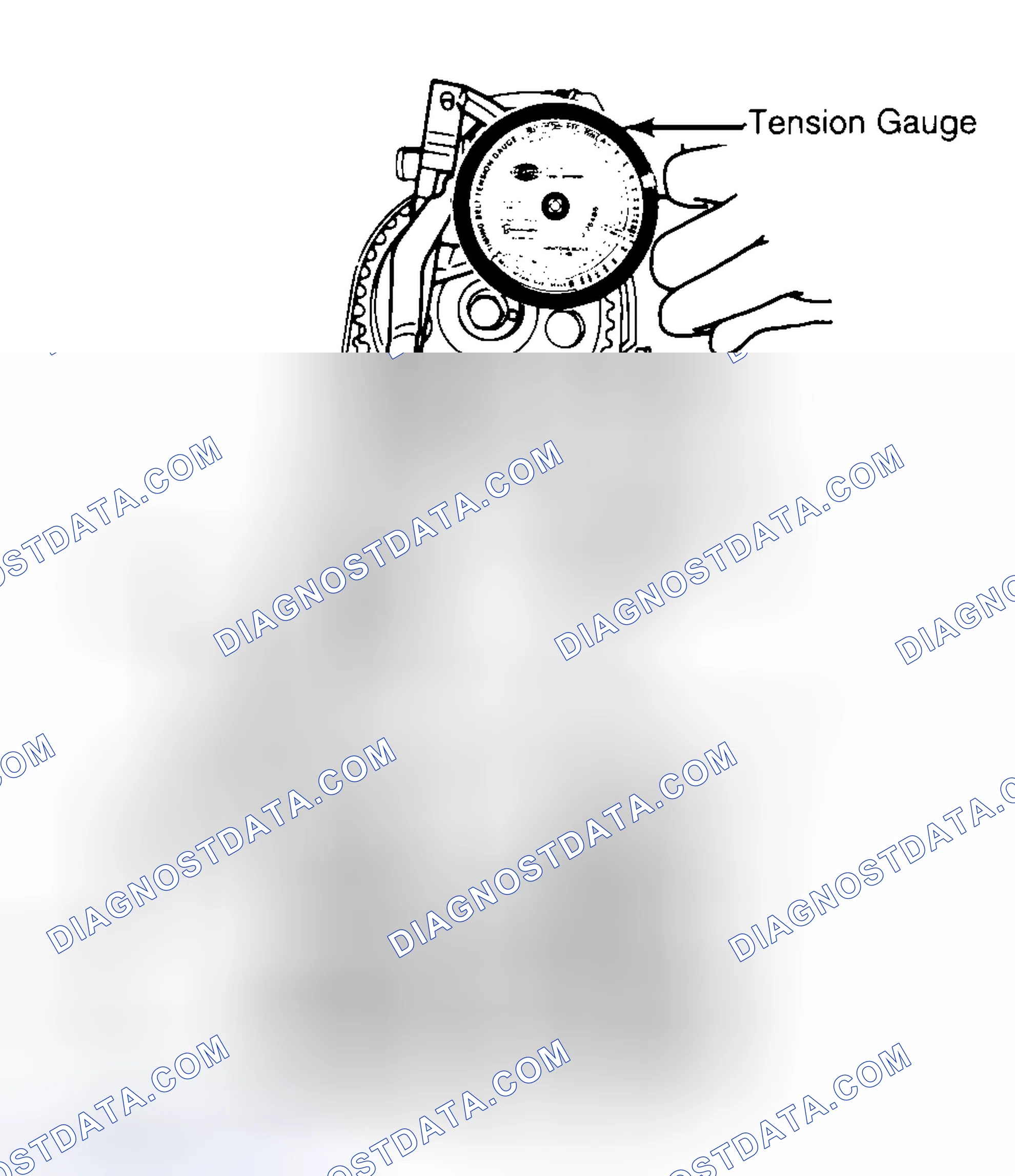 Scheme 3: Adjusting Typical Timing Belt Tension