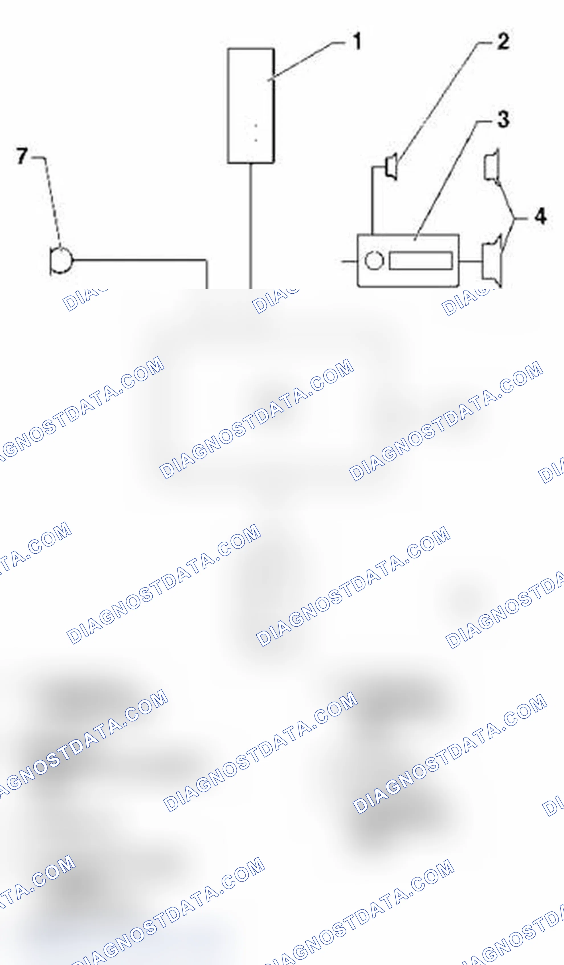 Scheme 450: Hands-free Telephone through m.y. 2001, layout