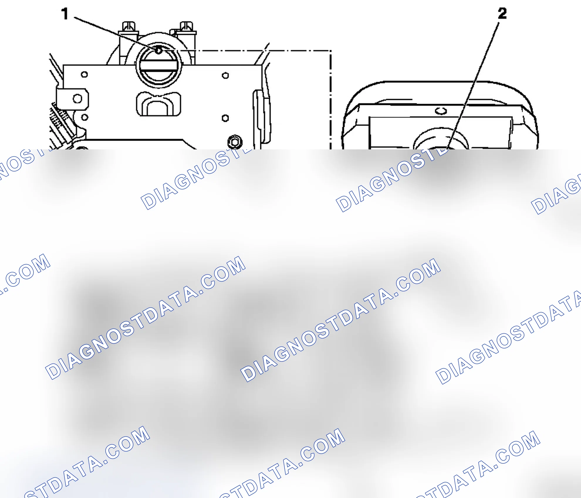 Engine, Lock at 1st Cylinder TDC (Check Engine Timing)