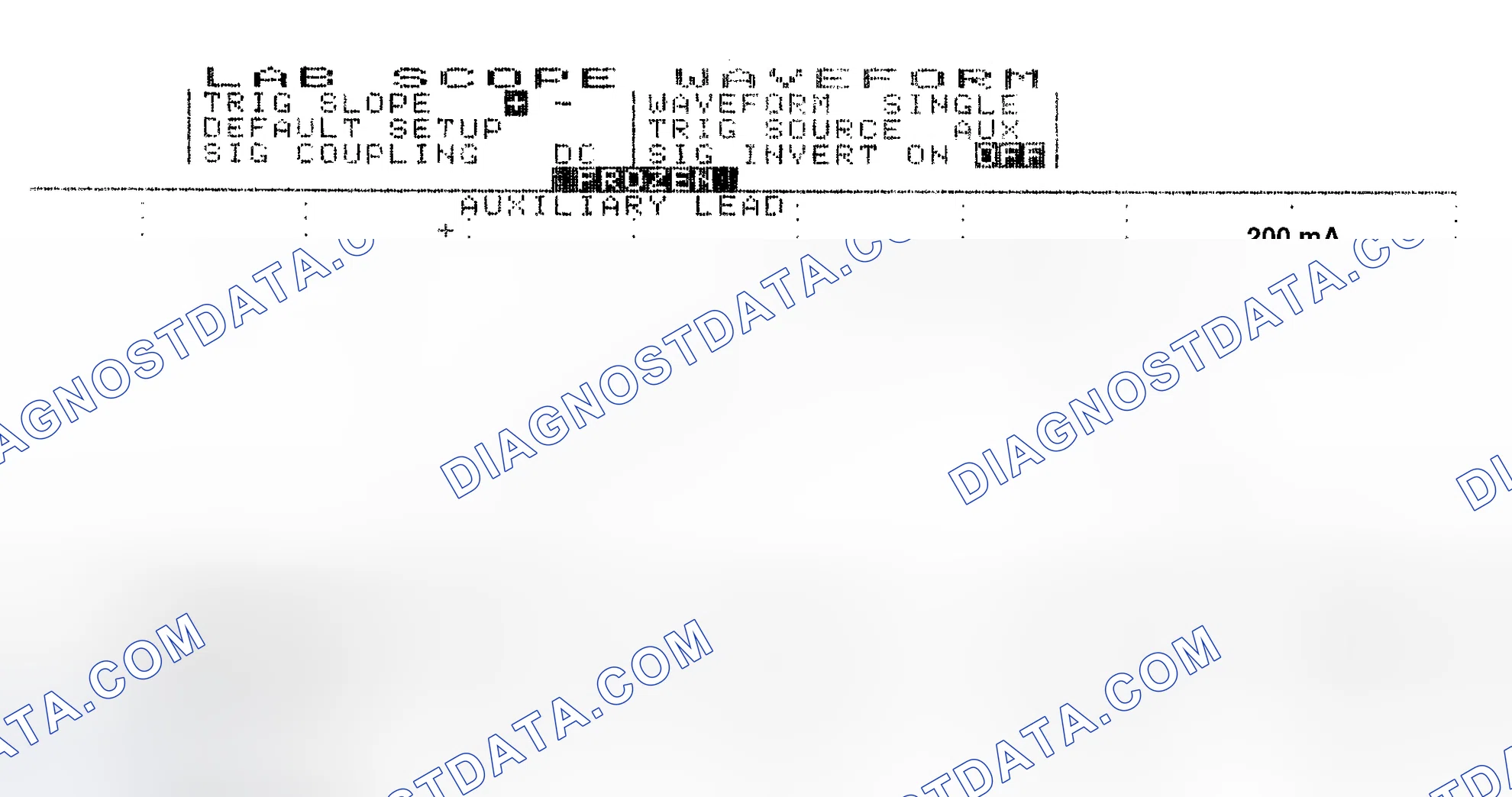 Scheme 13: Single Injector w/Normal Current Flow - Current Pattern
