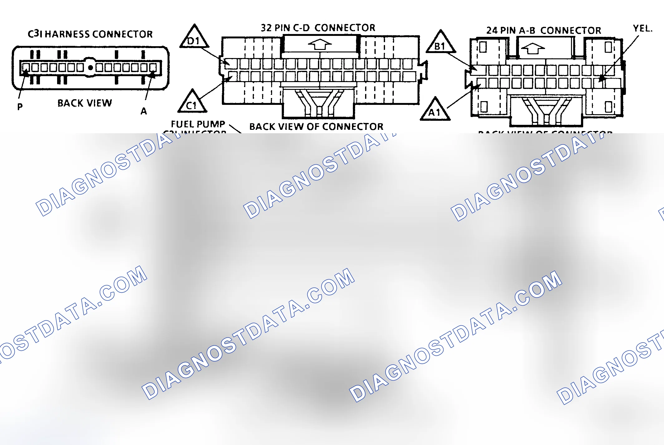 Scheme 324: Code 42 Schematic, C(3)I Ignition (3.0L)