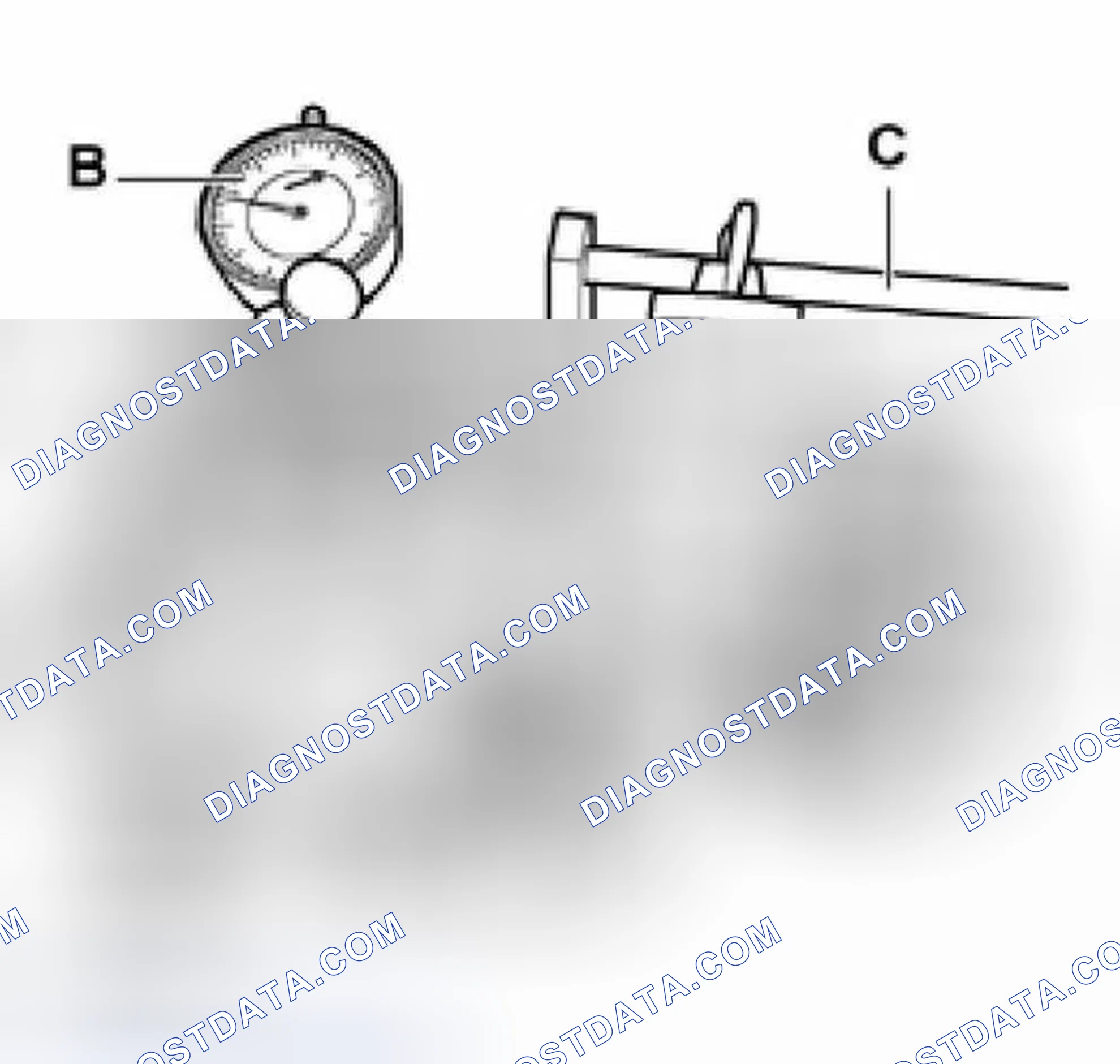 Scheme 118: Run-out of drive plate with overload protection, checking and adjusting