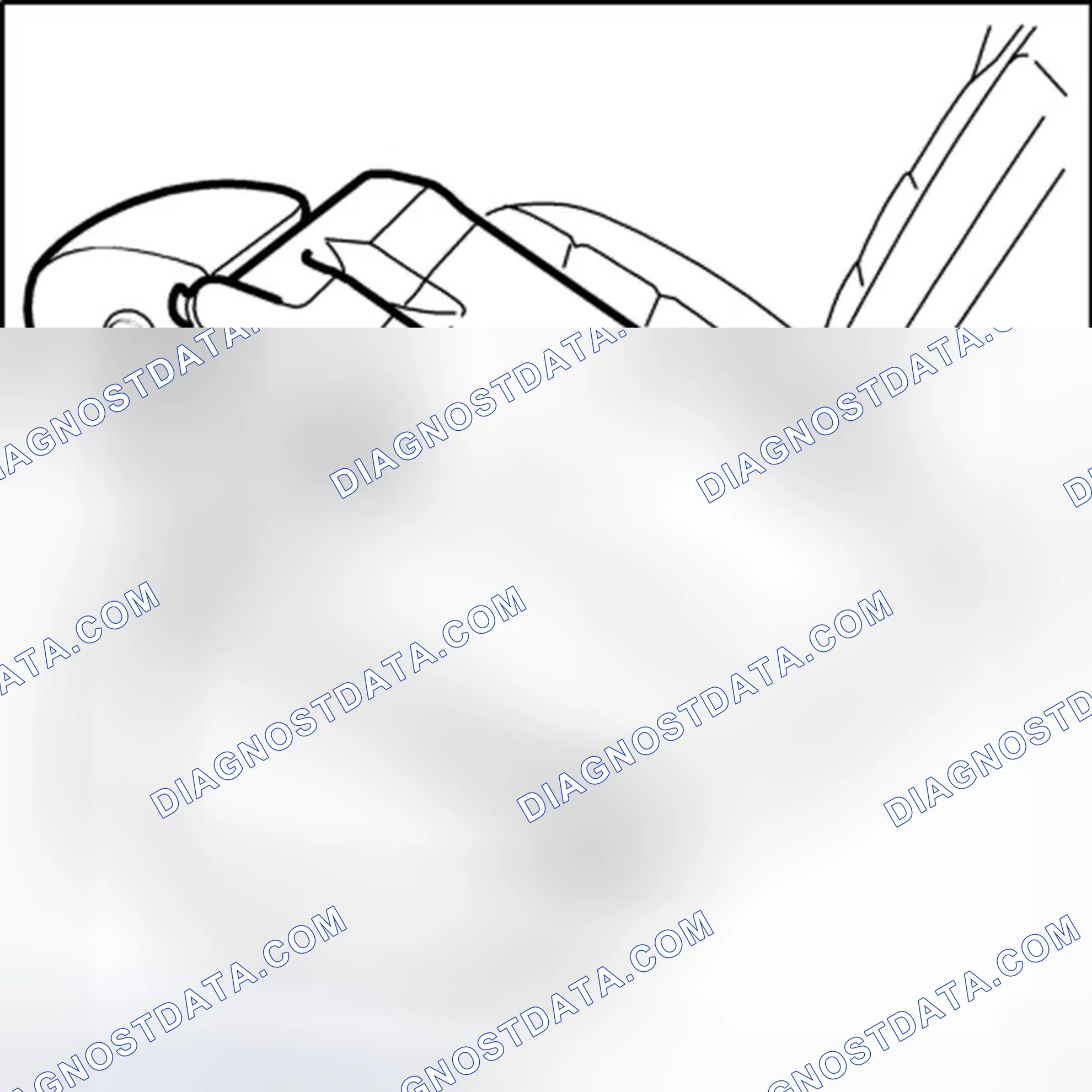 Scheme 153: Installing lock for 1/3-split folding rear backrest