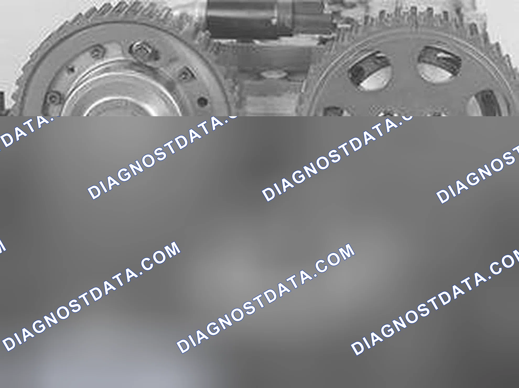 Scheme 515: Removing The Camshaft Variable Valve Timing Unit / Timing Belt Pulley