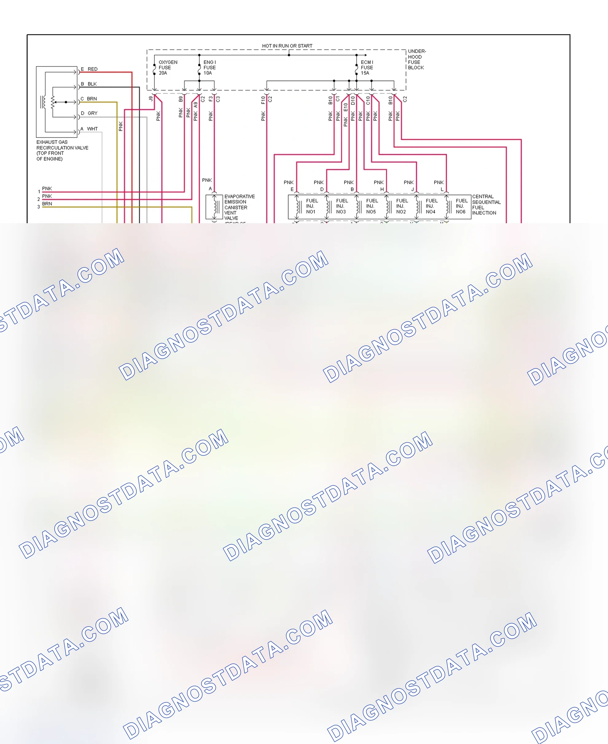 Scheme 16: PCM Wiring Diagram (Blazer, Bravada, Envoy, Jimmy, Sonoma & S10 Pickup - 4.3L - 2 Of 4)