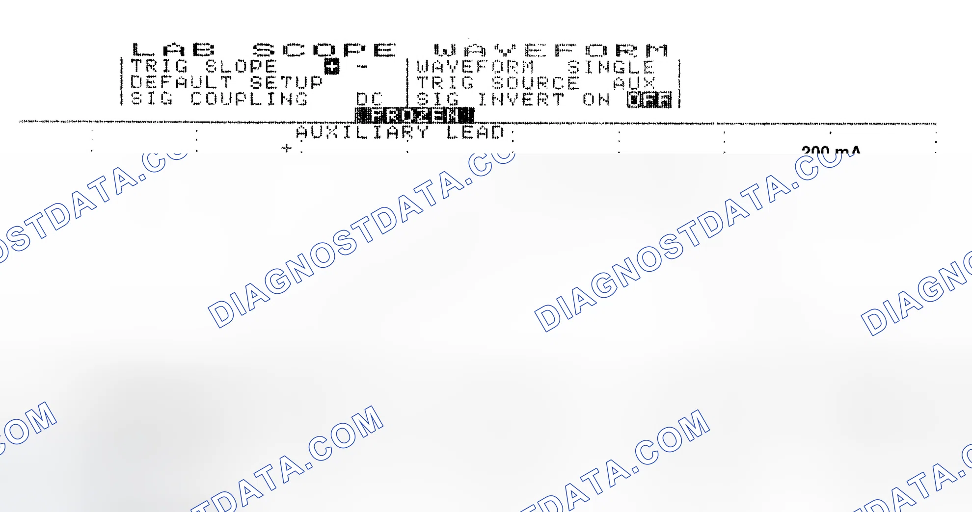 Scheme 13: Single Injector w/Normal Current Flow - Current Pattern