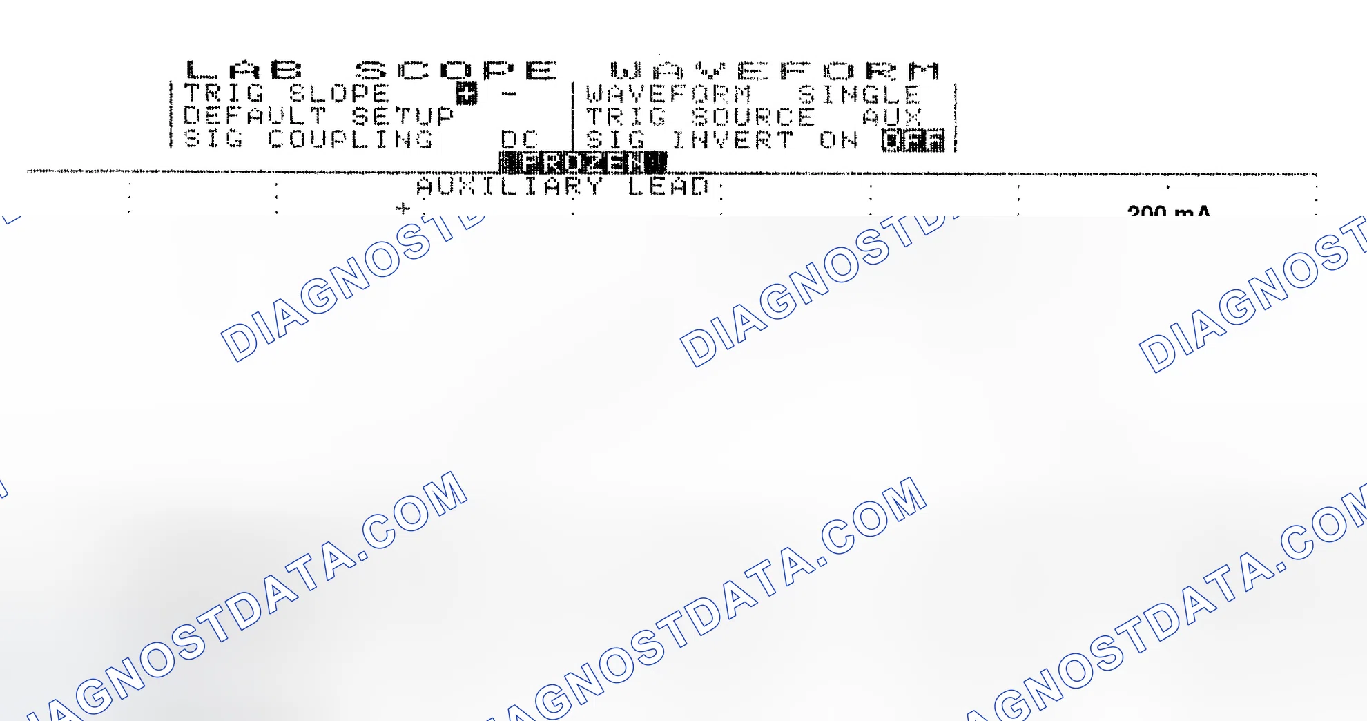 Scheme 13: Single Injector w/Normal Current Flow - Current Pattern