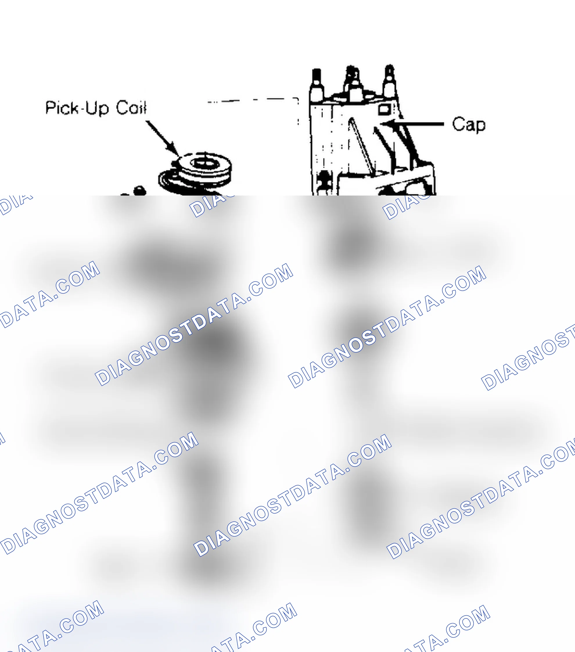 Scheme 12: HEI-EST Distributor Without Sealed Connector Timer core and pole piece have one tooth per cylinder.