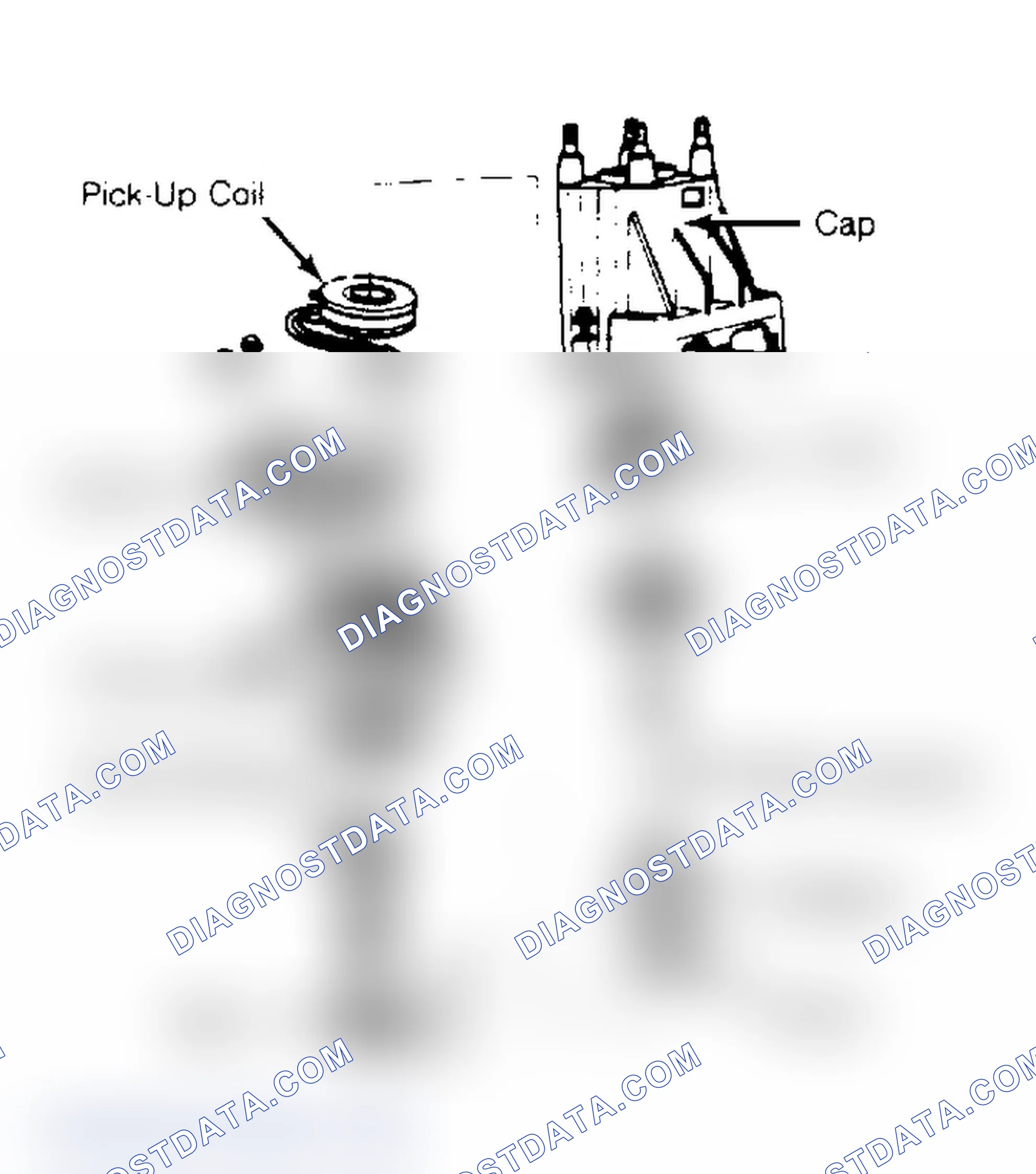 Scheme 12: HEI-EST Distributor Without Sealed Connector Timer core and pole piece have one tooth per cylinder.