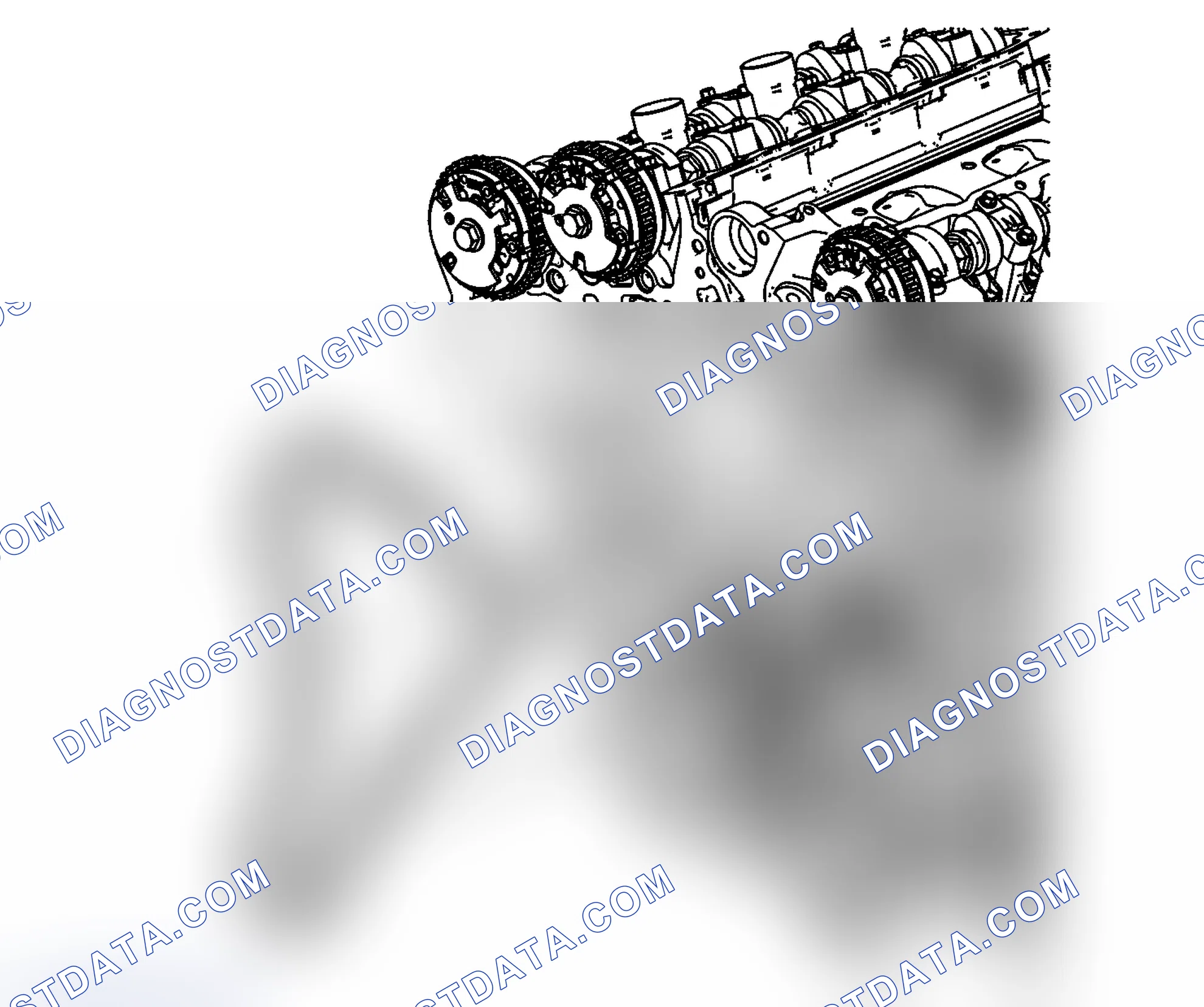 Scheme 108: Secondary Camshaft Intermediate Drive Chain Removal - Left Side