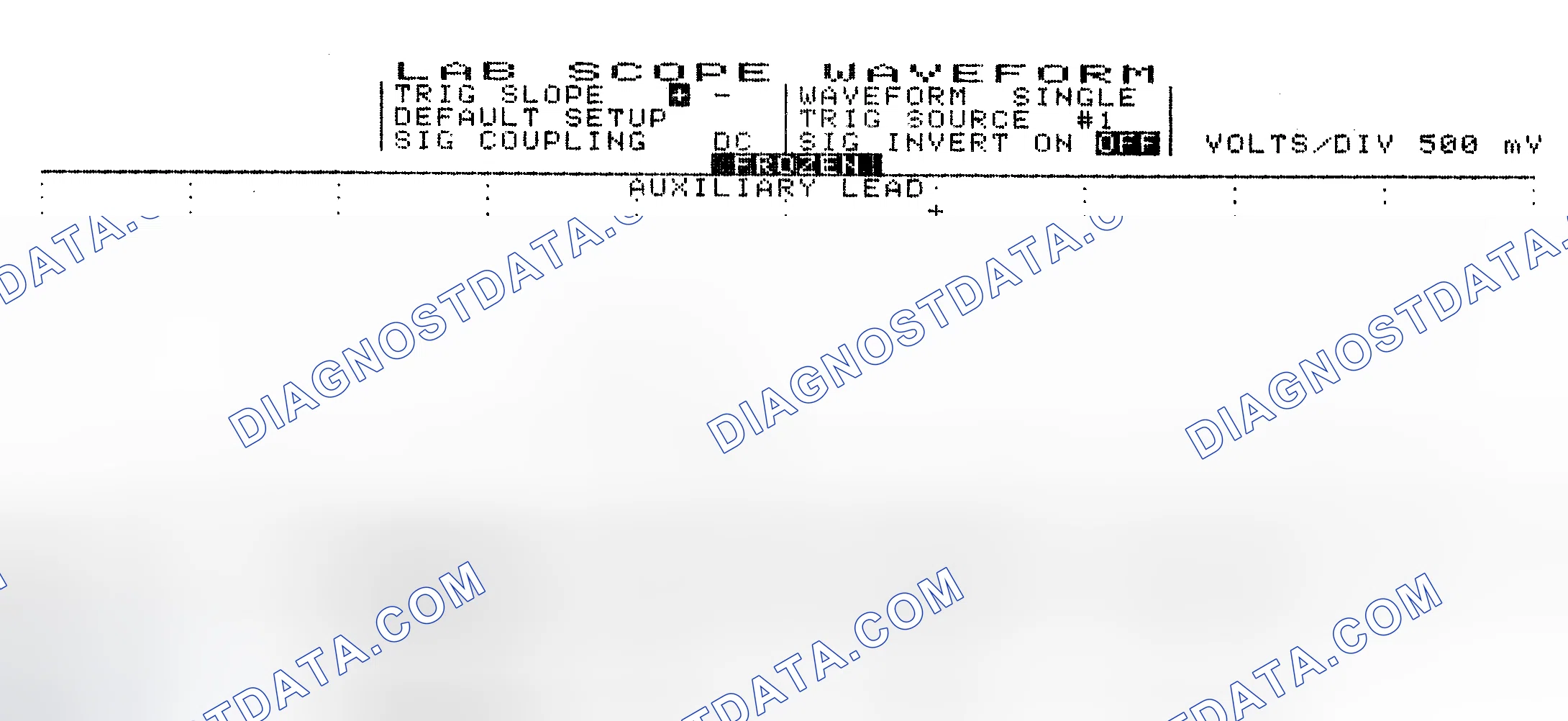 Scheme 10: Single Injector w/Excessive Current Flow - Current Pattern