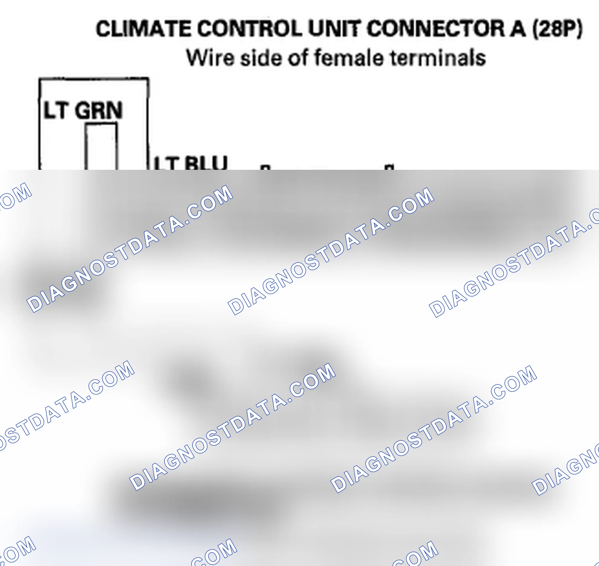 Scheme 273: DTC B1238 or DTC indicator F and A/C ON: A Problem in the Passenger's Air Mix Control Motor Circuit,