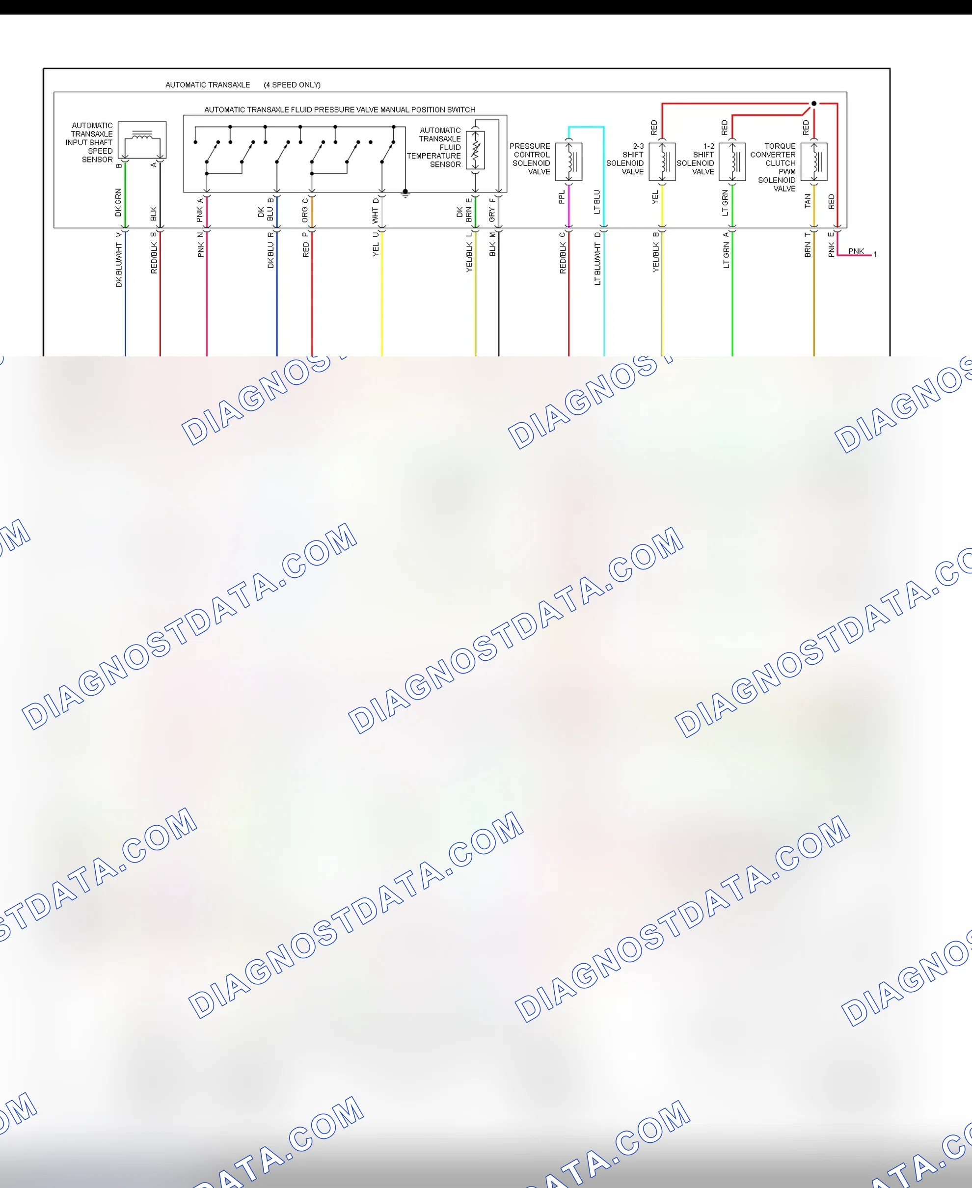 Scheme 39: PCM Wiring Diagram (Cavalier & Sunfire - 2.2L - Gasoline - 2 Of 3)