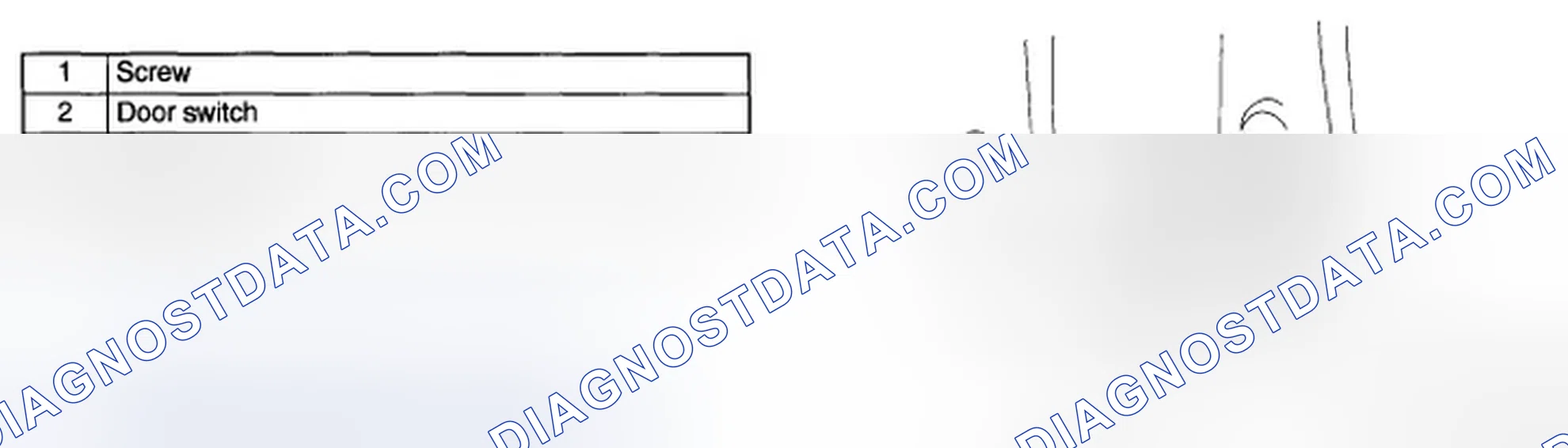 Scheme 49: DOOR SWITCH REMOVAL/INSTALLATION