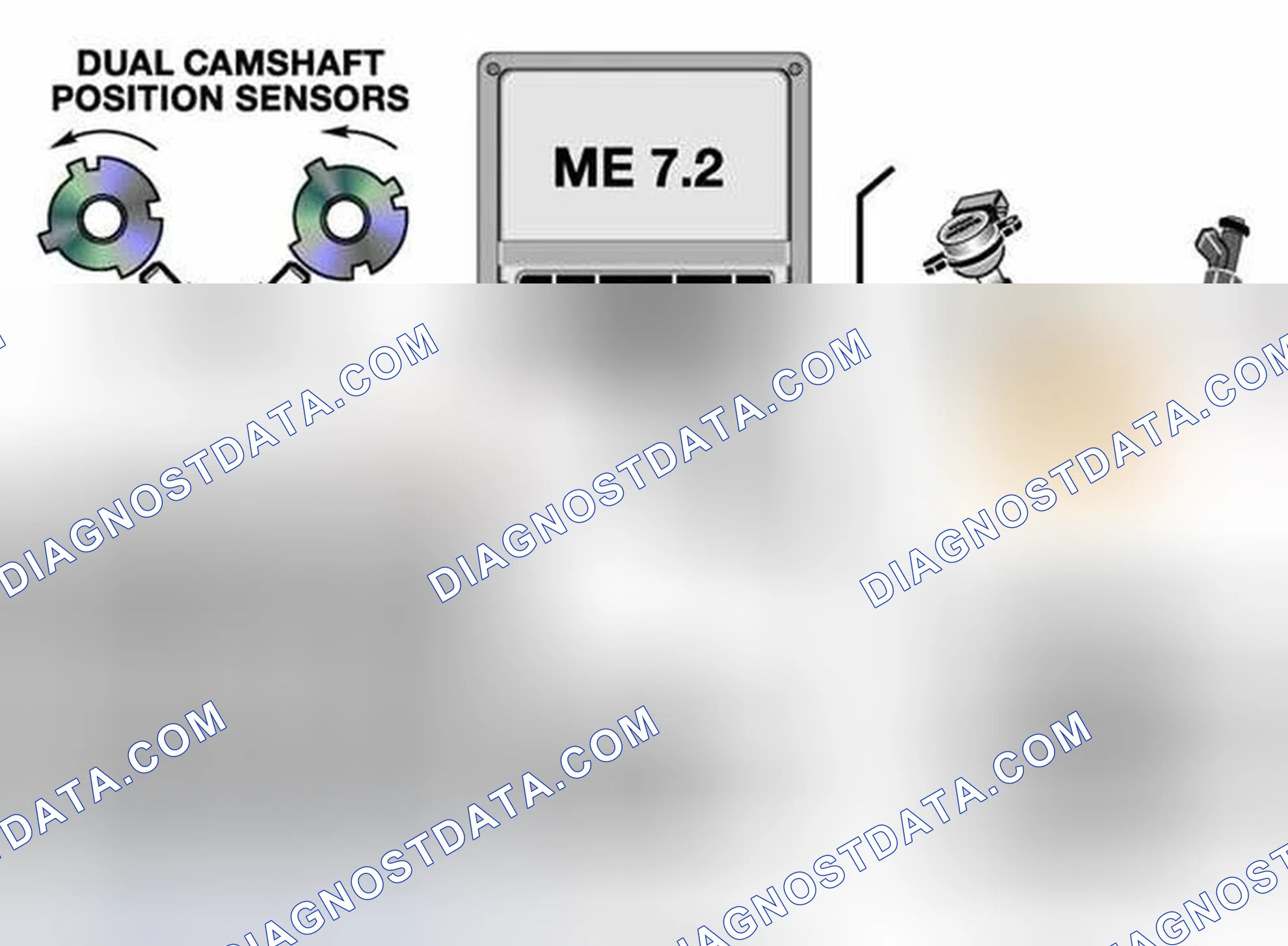 Scheme 346: Camshaft Position Sensor System Diagram