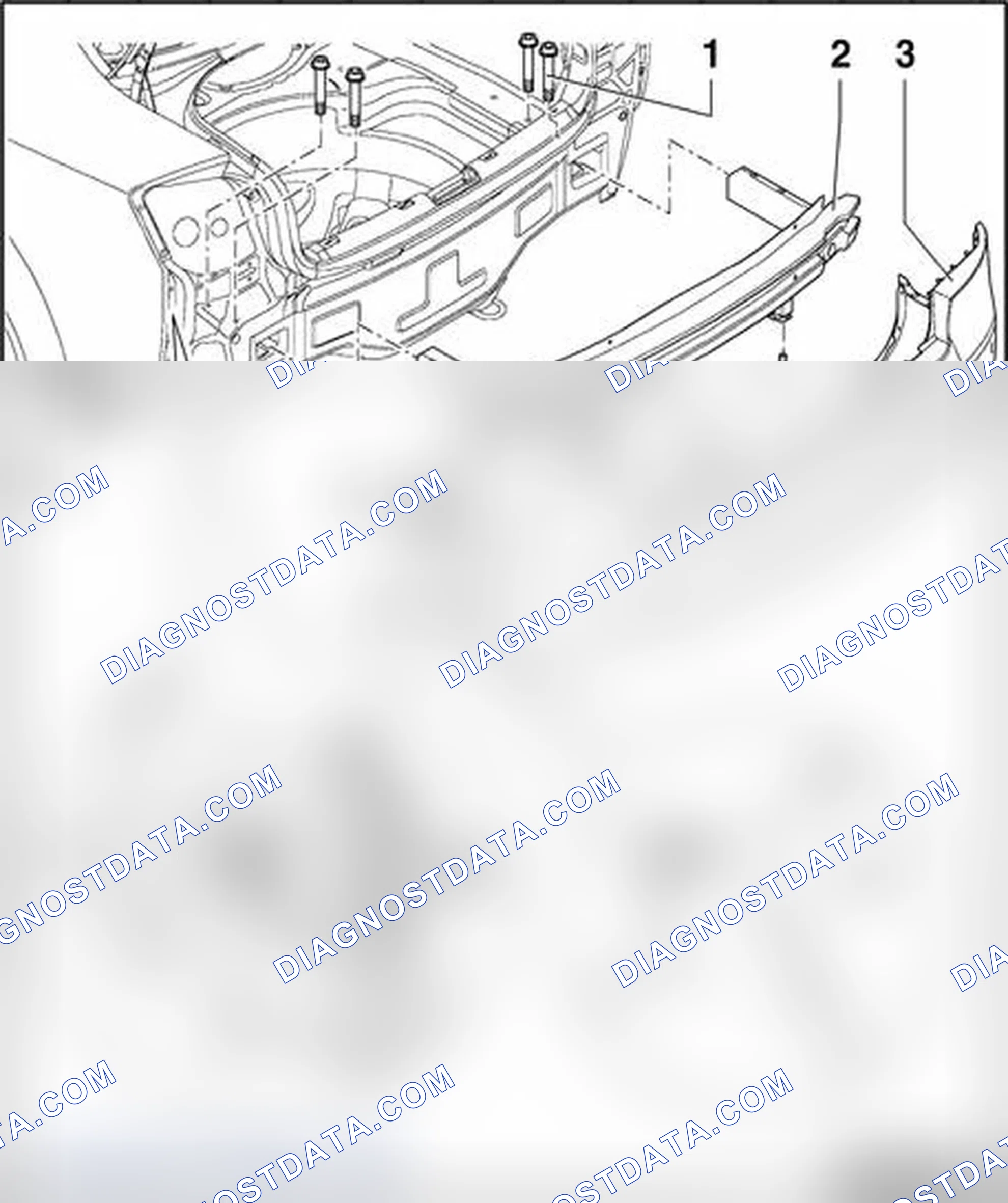 Scheme 172: Bumper, removing and installing
